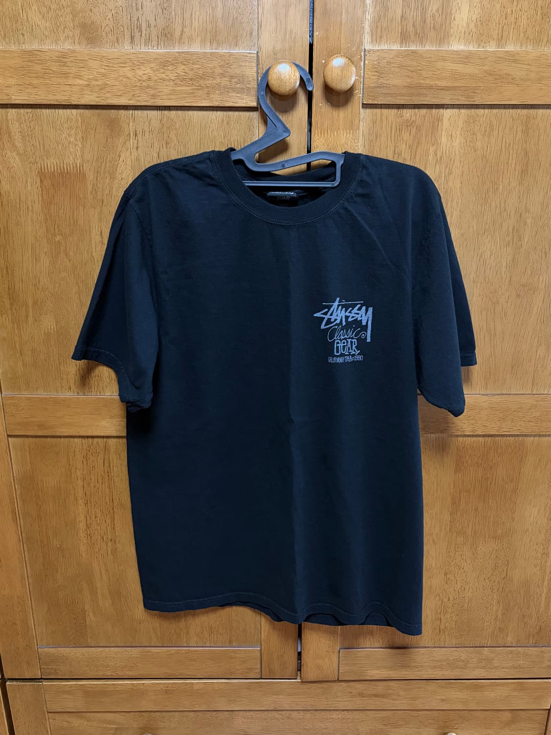 스투시 피그먼트 다이드 클래식 기어 반팔 티셔츠 블랙s 상품이미지3