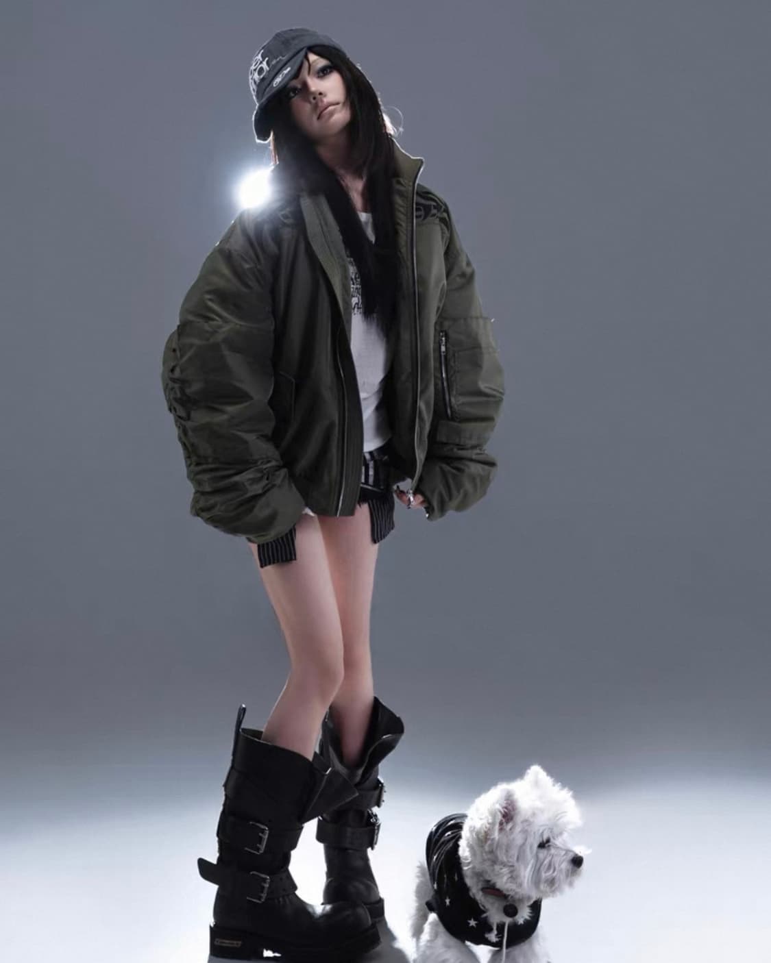 카키 봄버자켓 상품이미지3