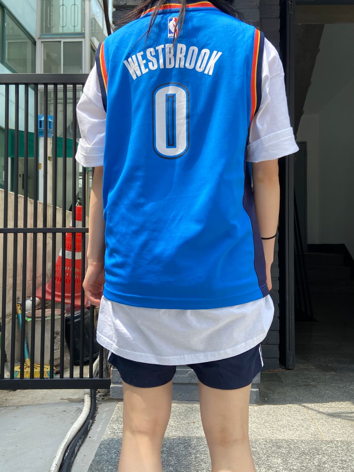 아디다스 NBA 오클라호마 웨스트브룩 져지  상품이미지4