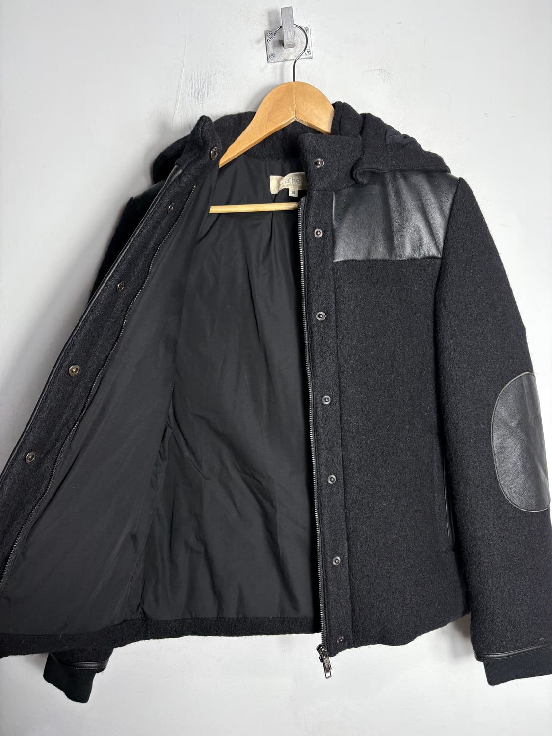 Athe 울 후드 패딩 상품이미지3