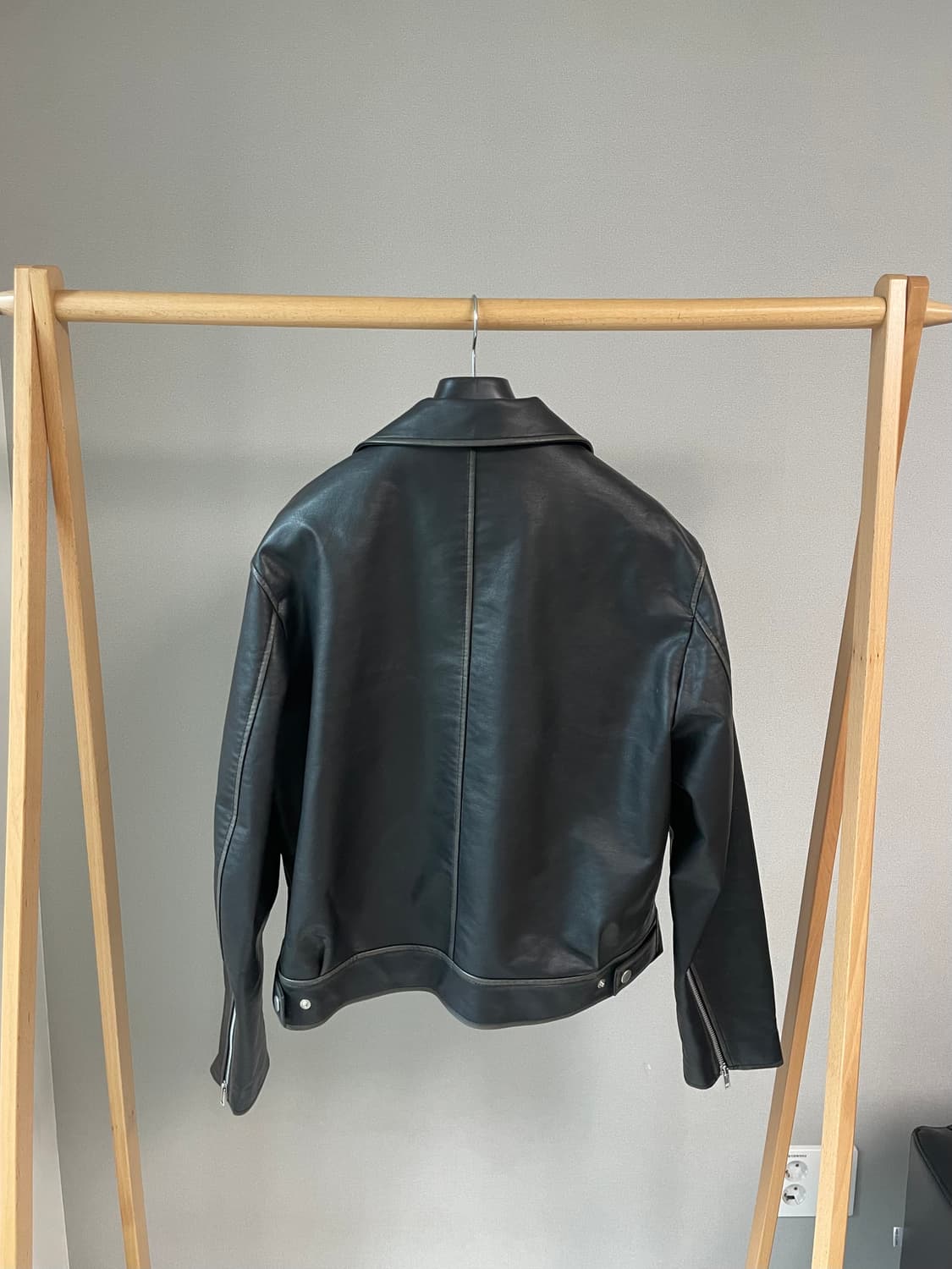 도프제이슨 레더 자켓 (블랙) 상품이미지2