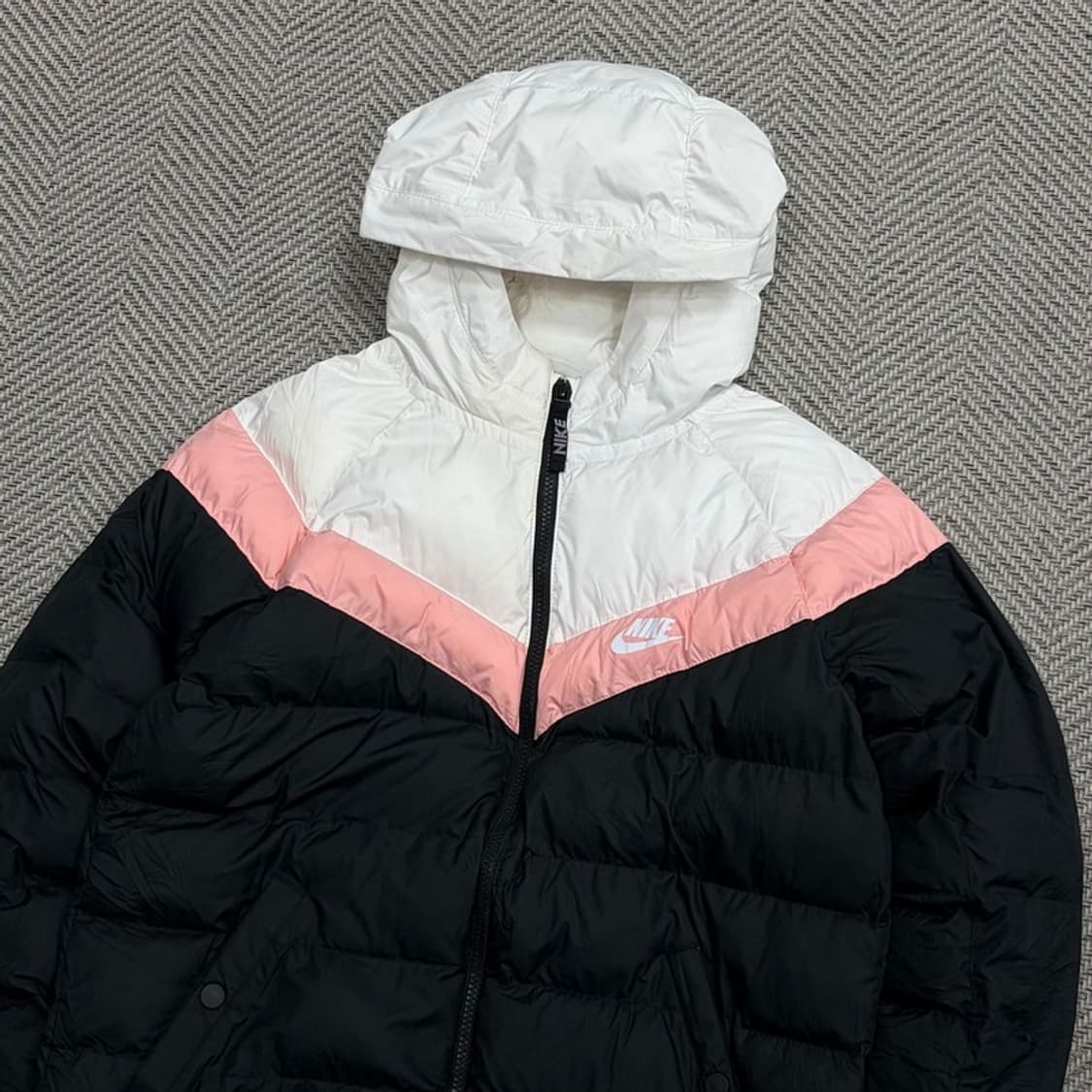 나이키 배색 후드 패딩 v1573 상품이미지4