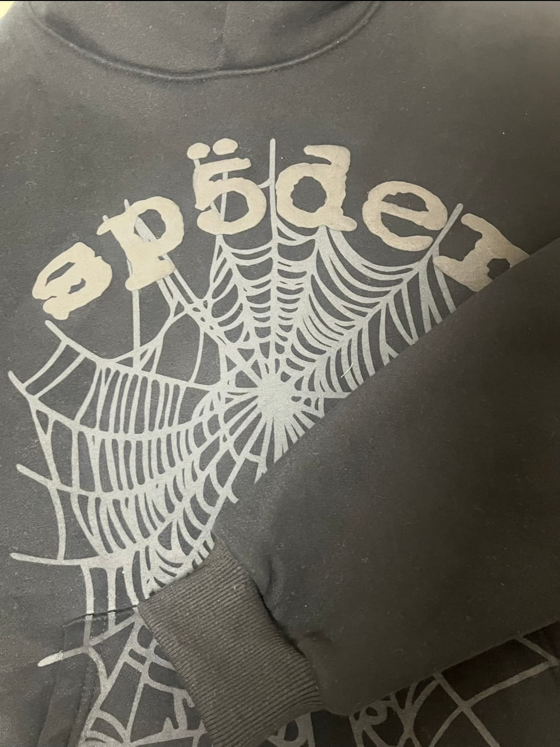 Sp5der 후드티 블랙 상품이미지1