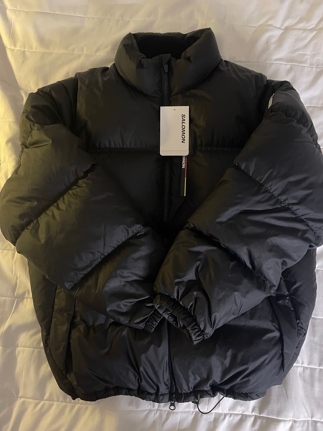 살로몬 컨투어 블랙 패딩 상품이미지1