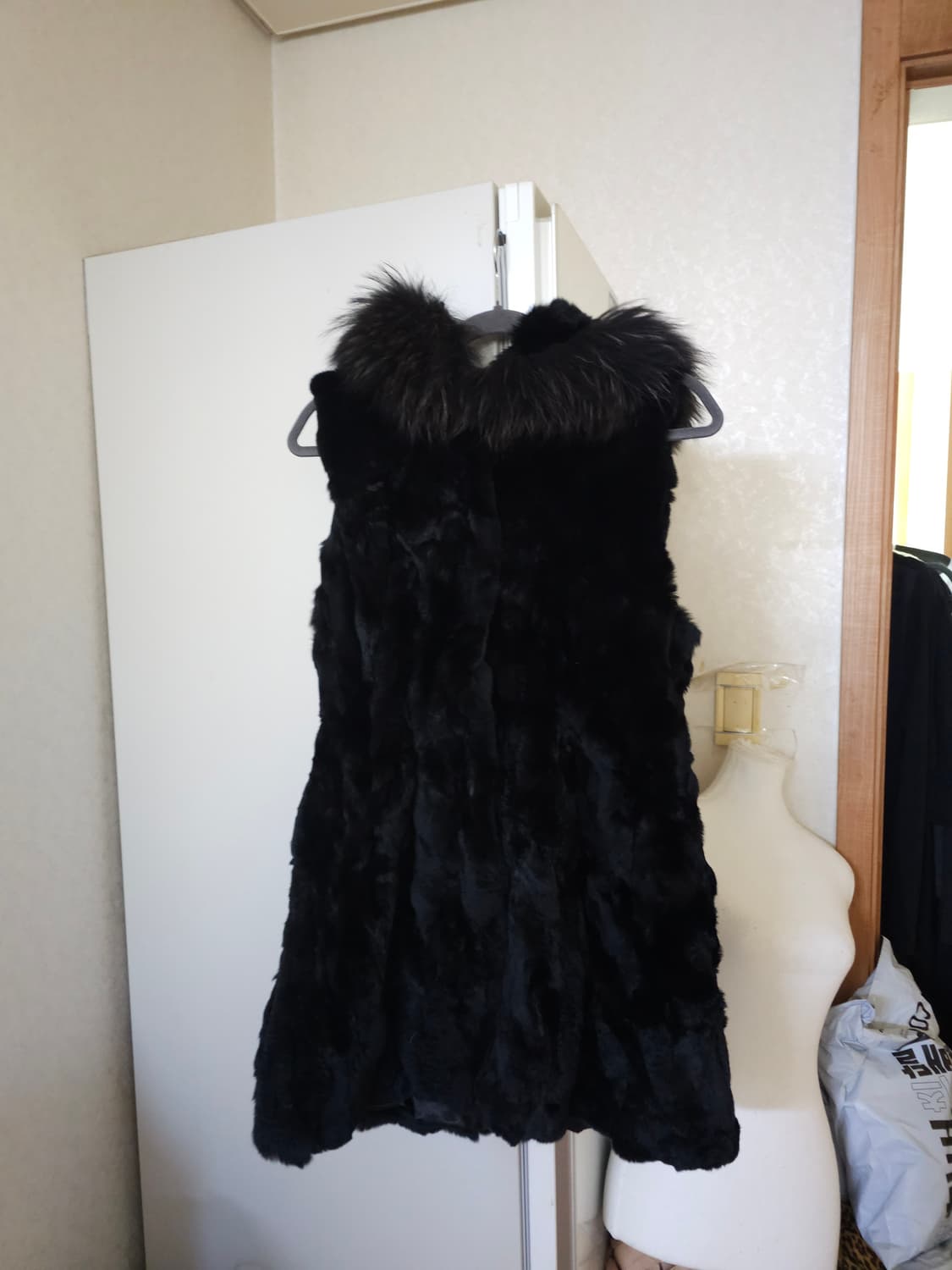 루나코어스 라쿤퍼 토끼털 롱 베스트 상품이미지1