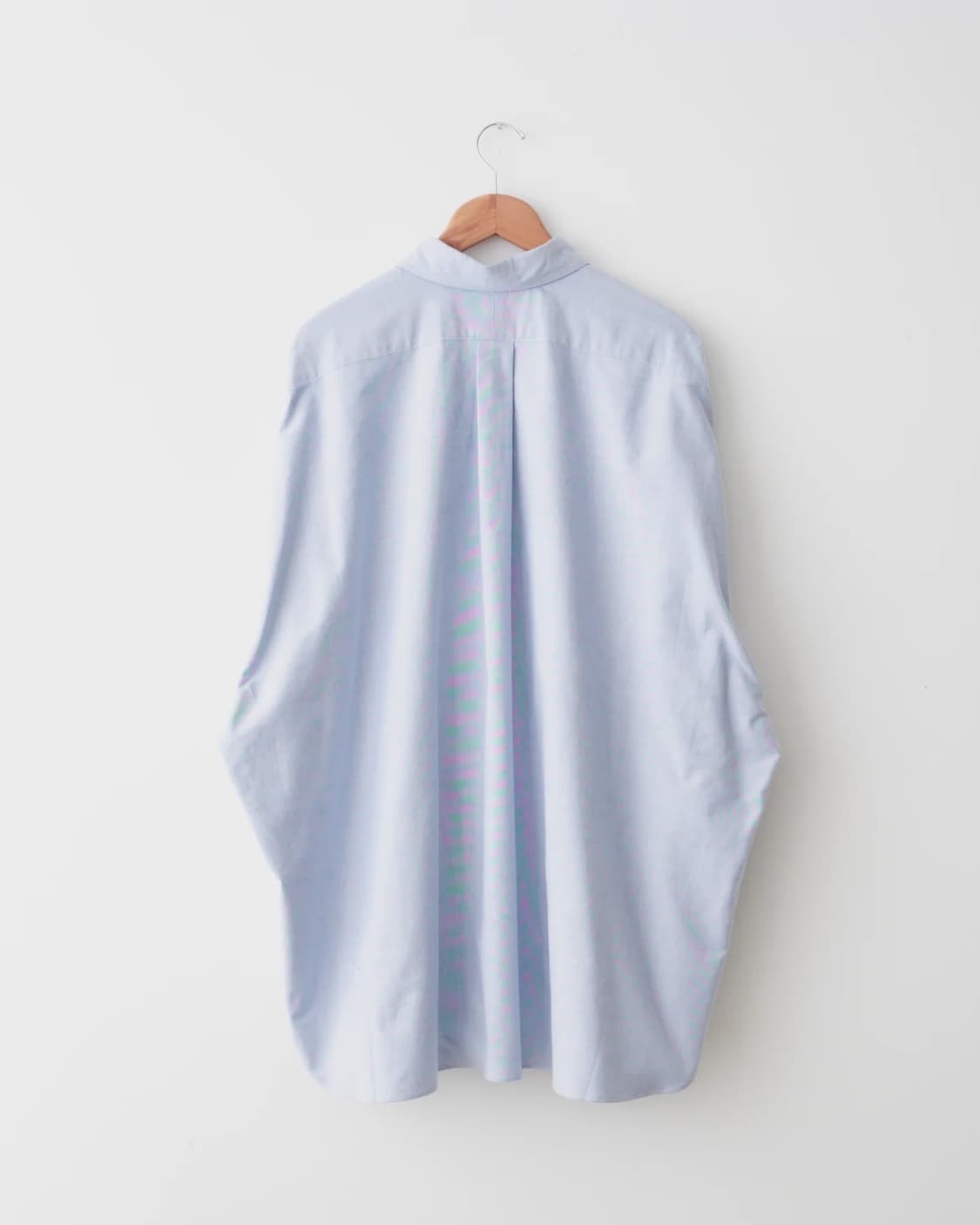 실라쥬(Sillage) 와이드 옥스포드 셔츠 블루 상품이미지2