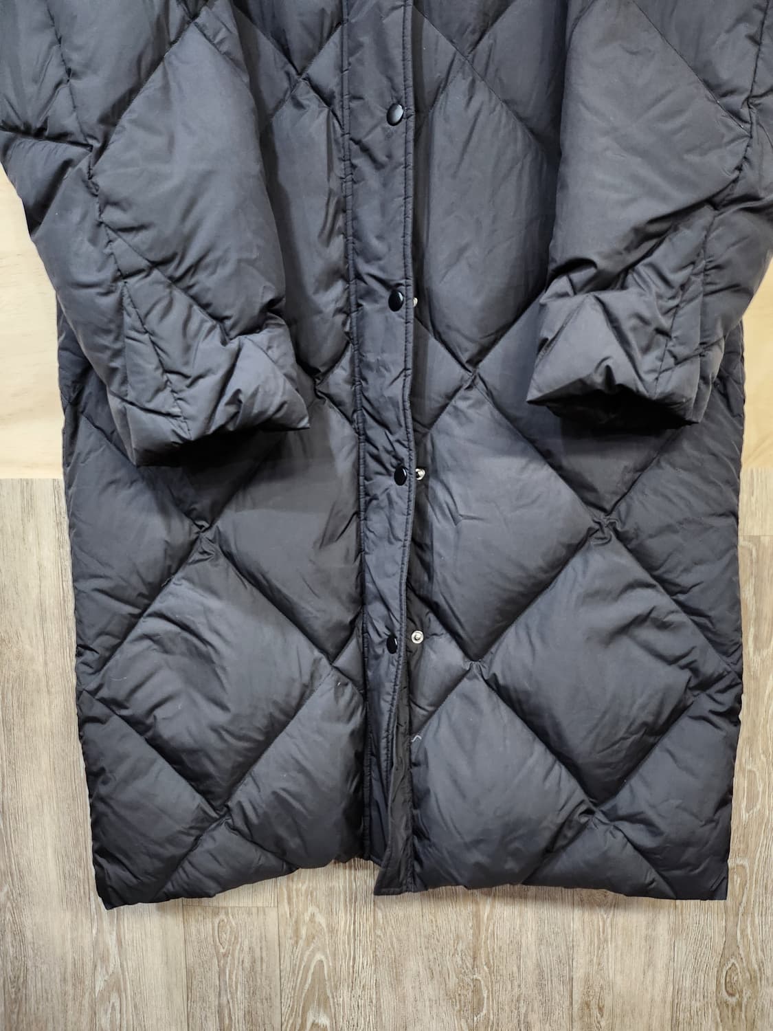 228) 지오다노 덕다운 여성 롱패딩 상품이미지4