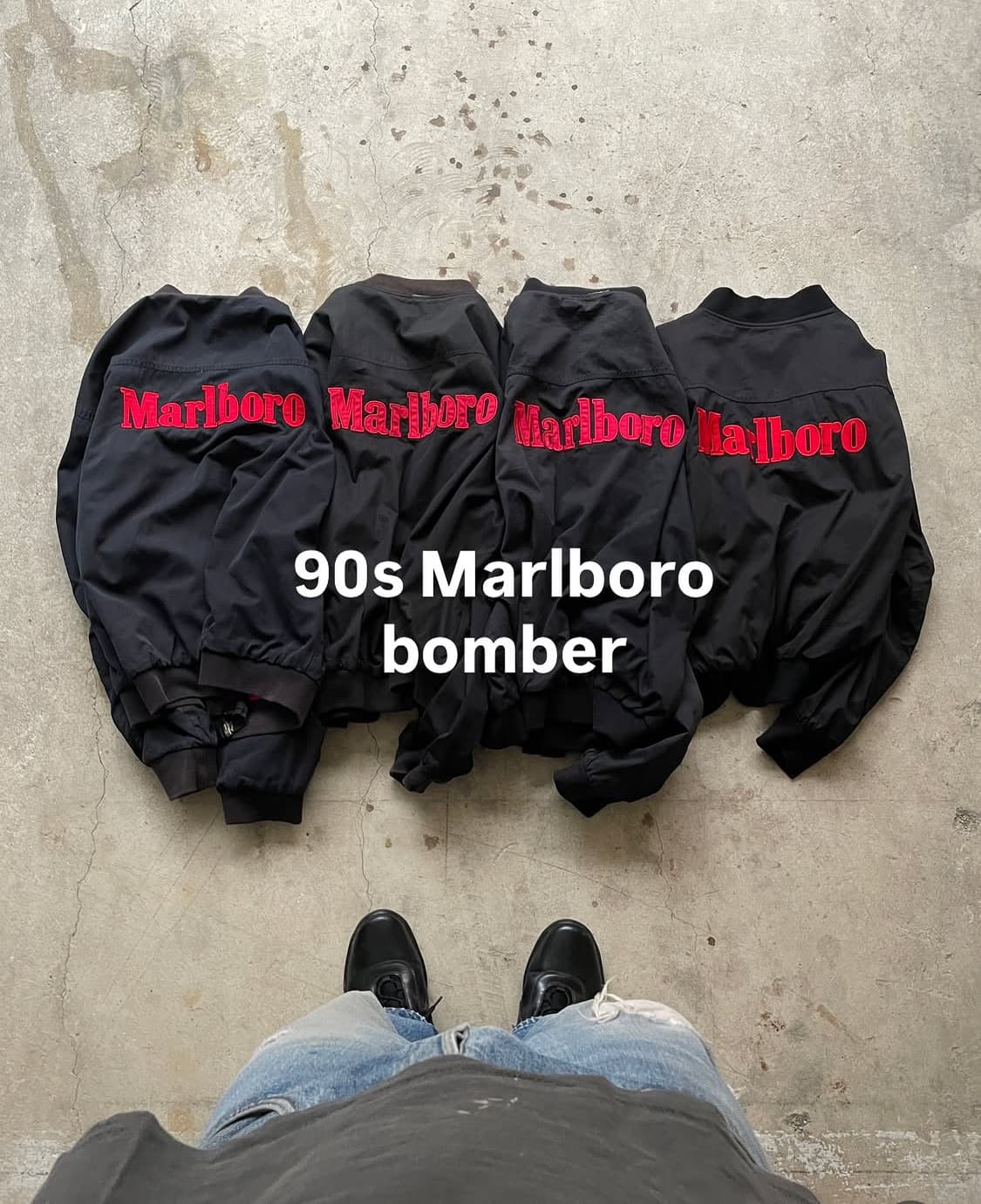 90s Marlboro Reversible Bomber Jacket 상품이미지1