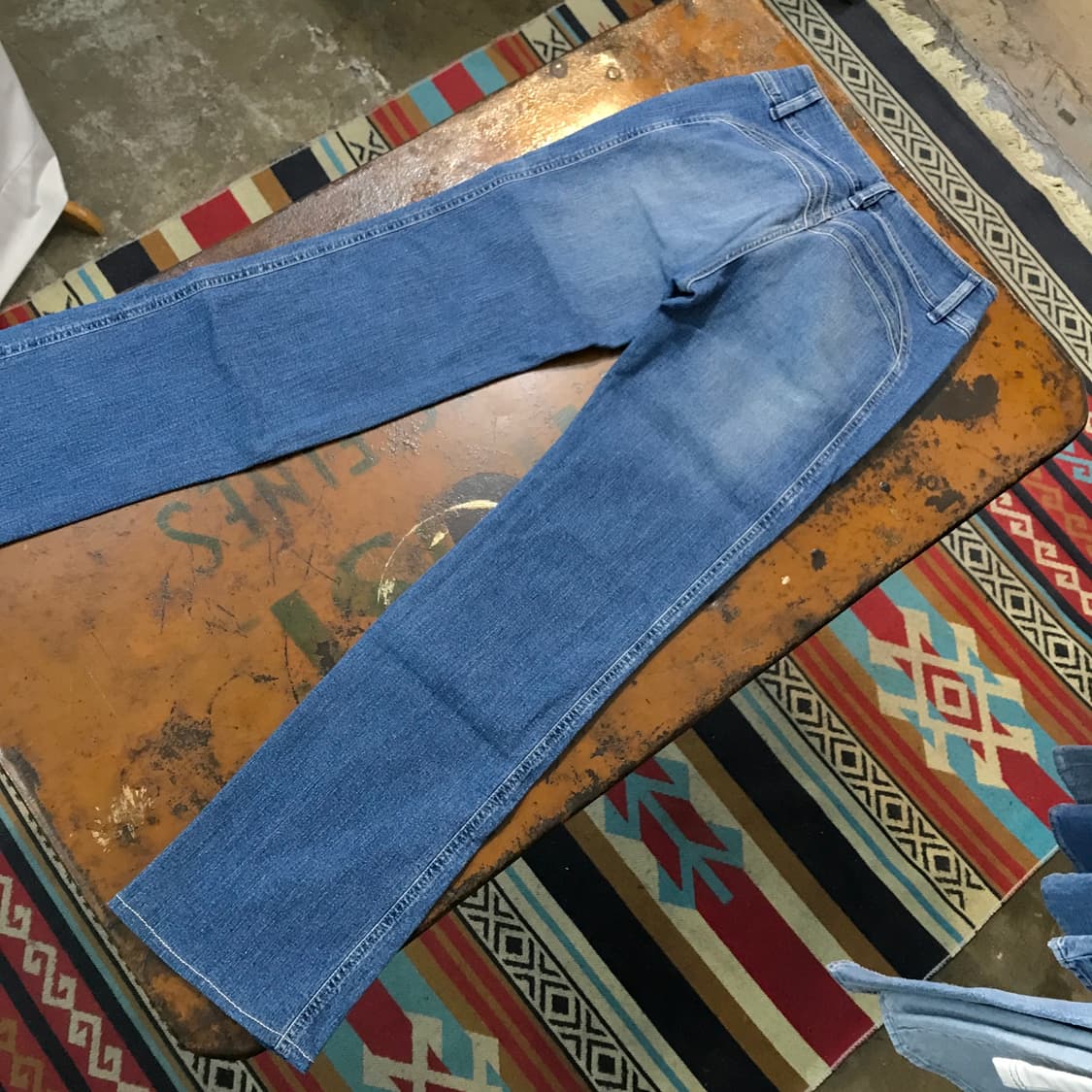 디젤 중청 하이웨스트 데님 팬츠 허리 27 28 사이즈 상품이미지2