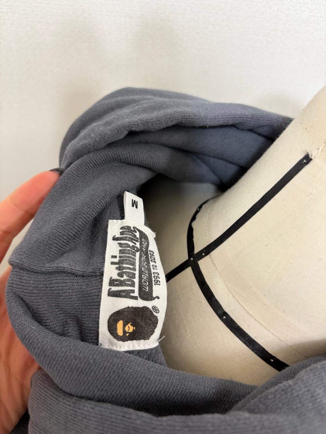 베이프 bape 그레이 후드 M 상품이미지6