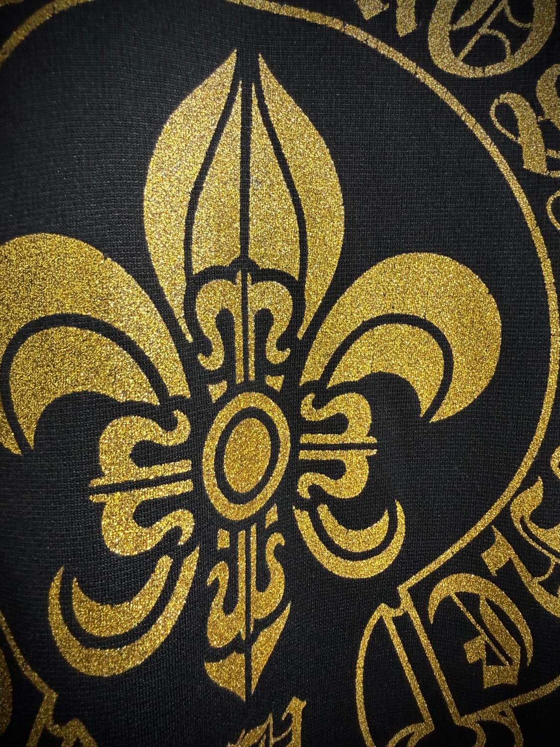 Fleur lettering printed jersey 상품이미지5