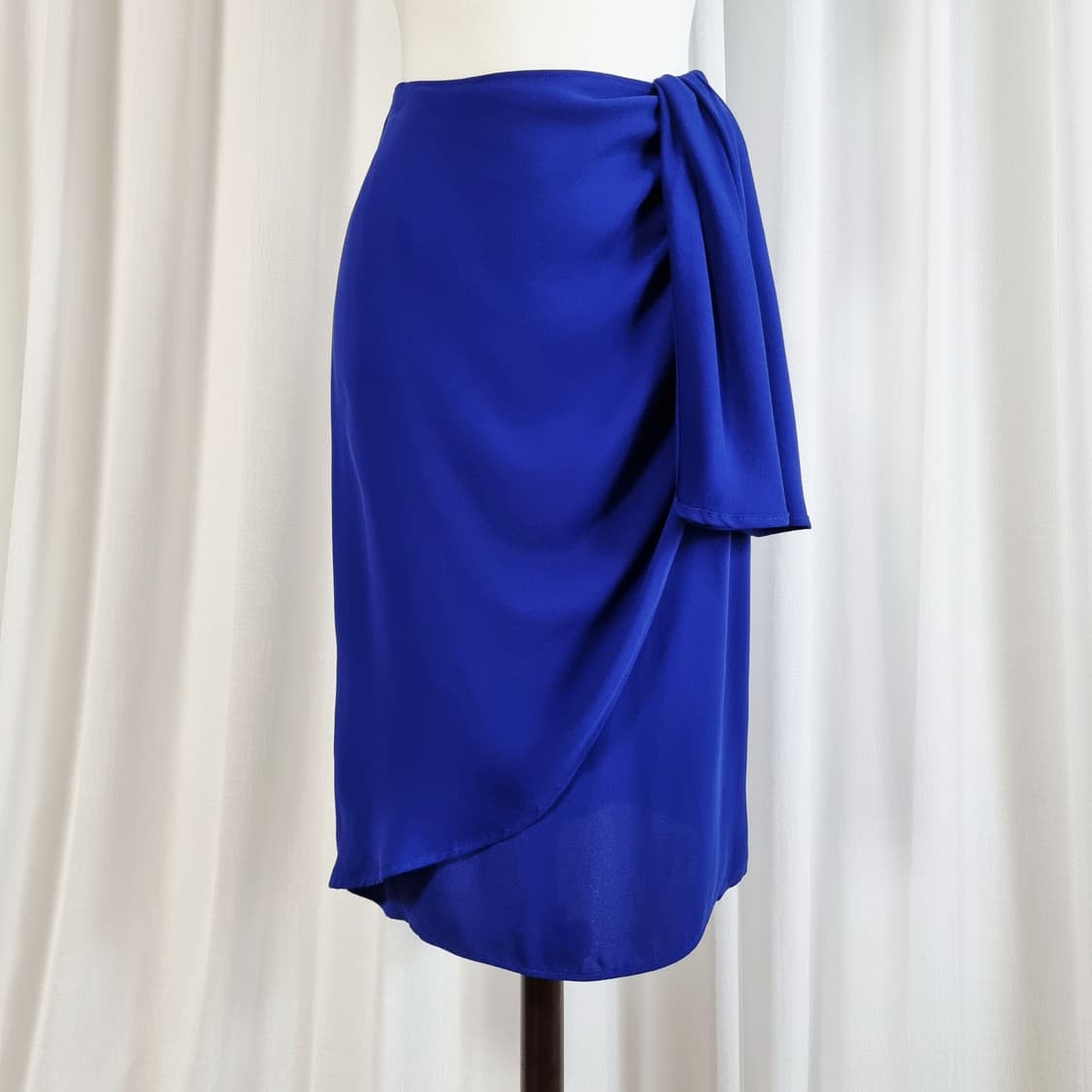 보테가베네타 실크100 랩 스커트 치마 (28인치쯤/38) 미시착새상품 상품이미지1