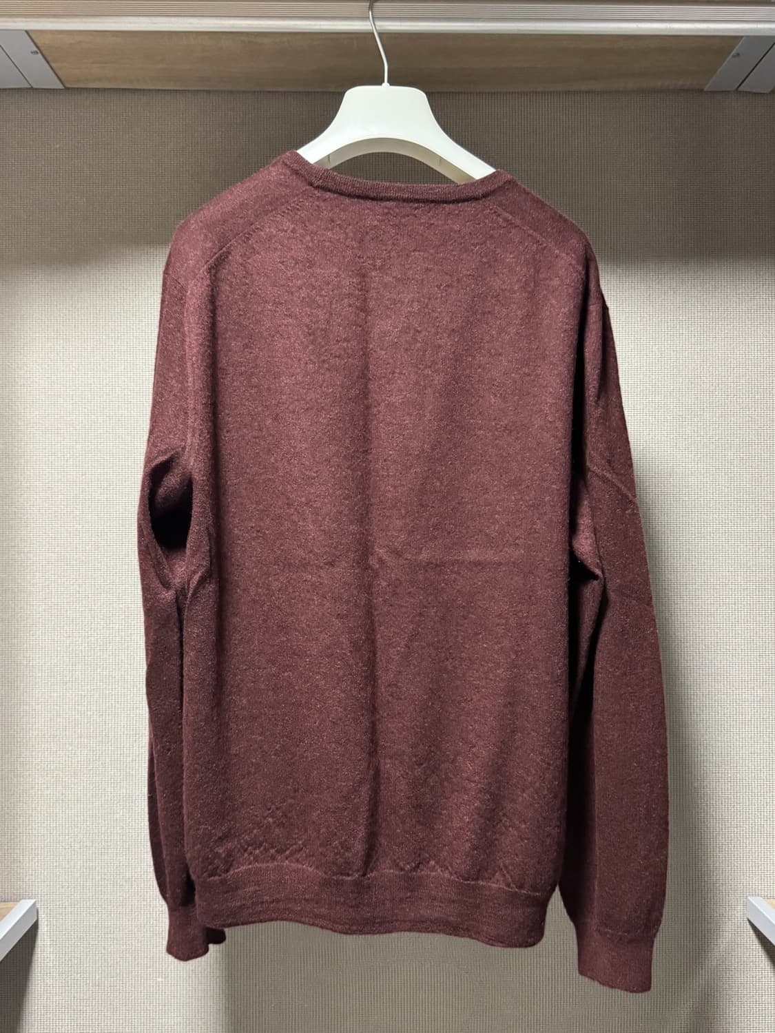 로로피아나 캐시미어 실크 혼방 가디건 버건디 56(100) 상품이미지8