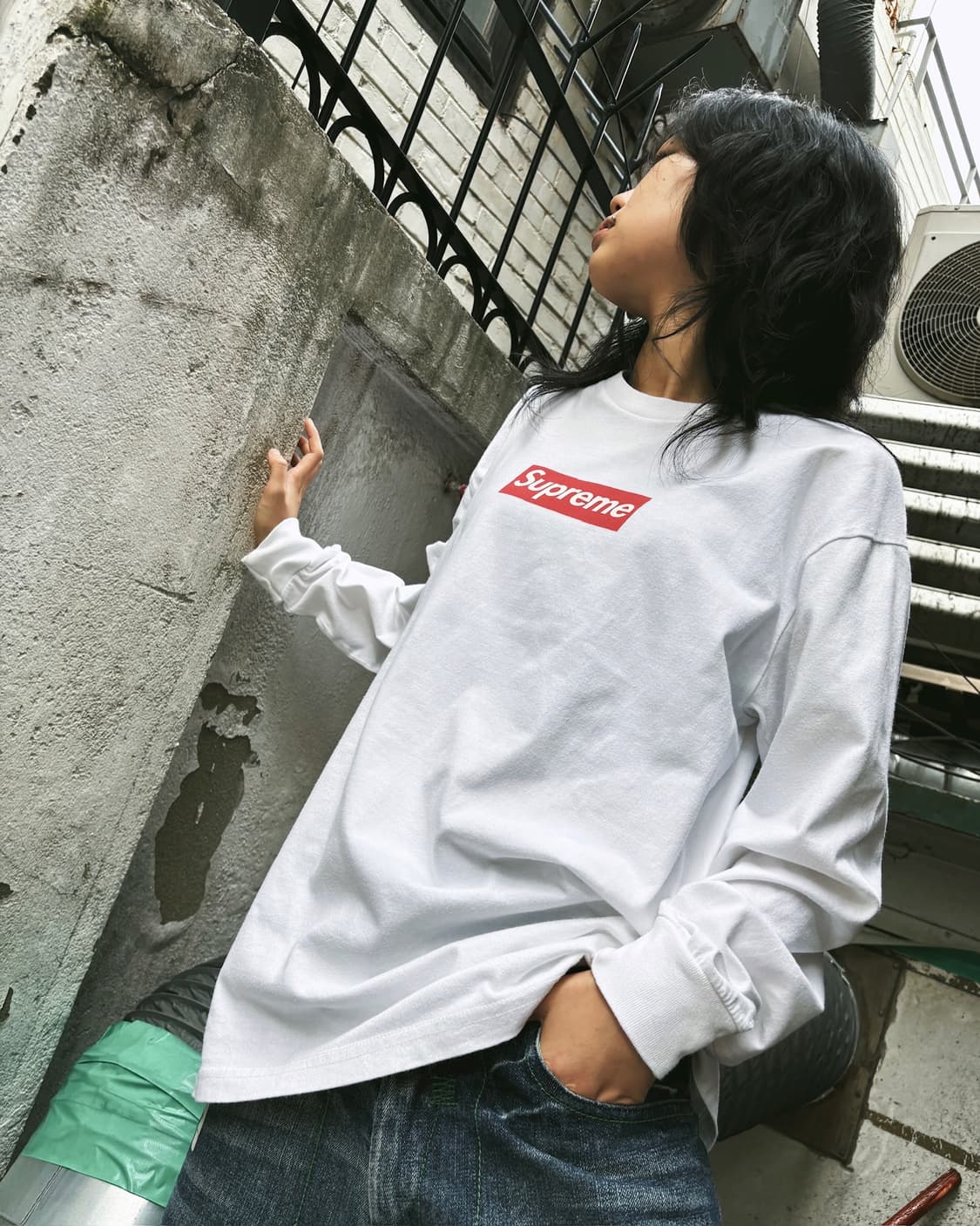 슈프림 박스로고 롱 슬리브 상품이미지4