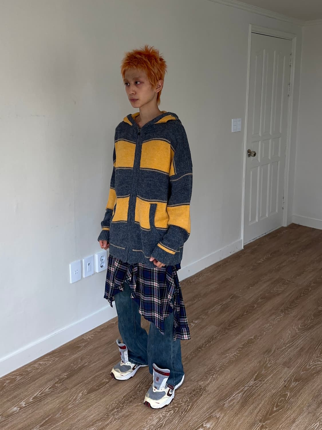 RHNDE 셔츠 레이어드 데님 팬츠 상품이미지2