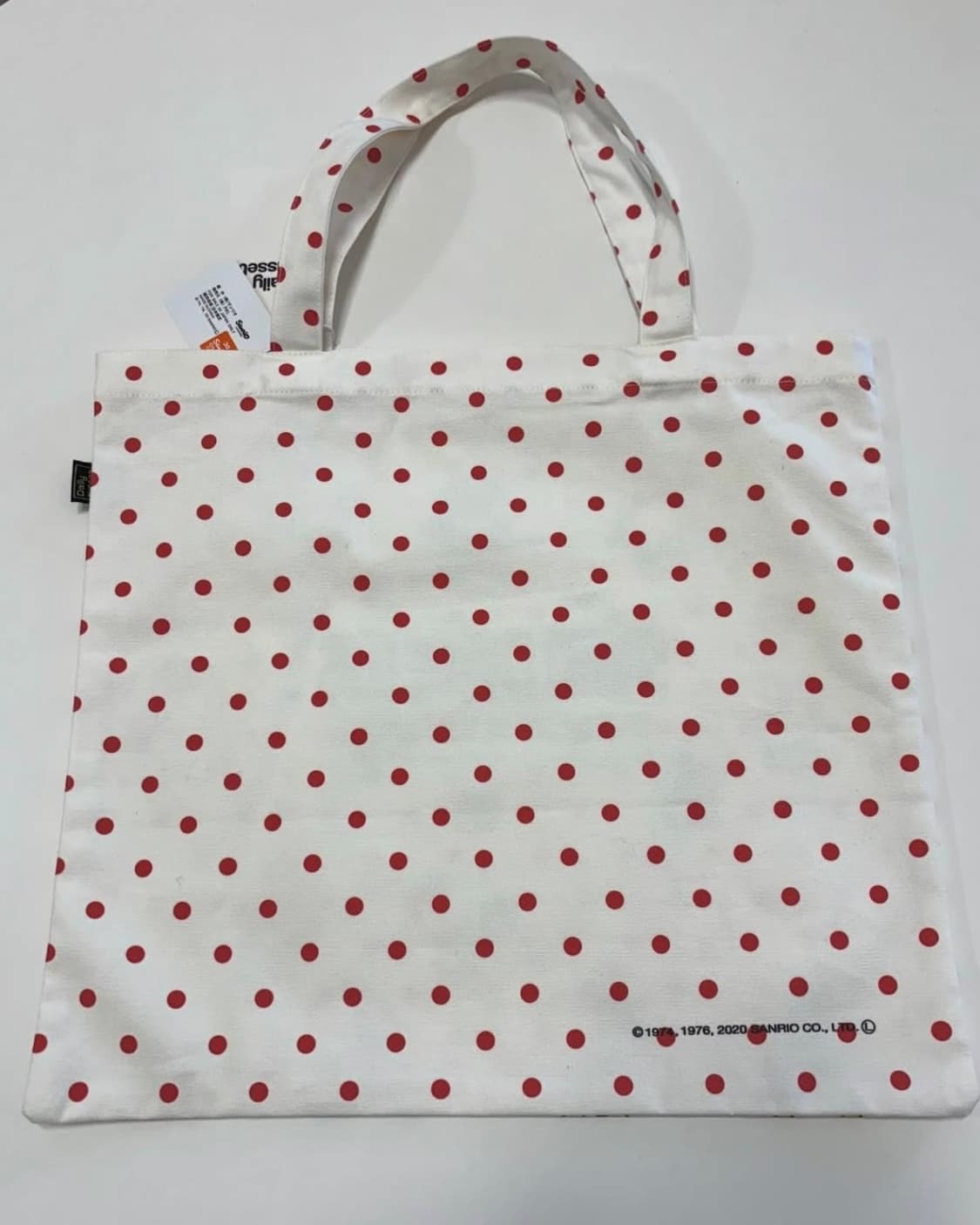 산리오 고전 도트 에코백 상품이미지2