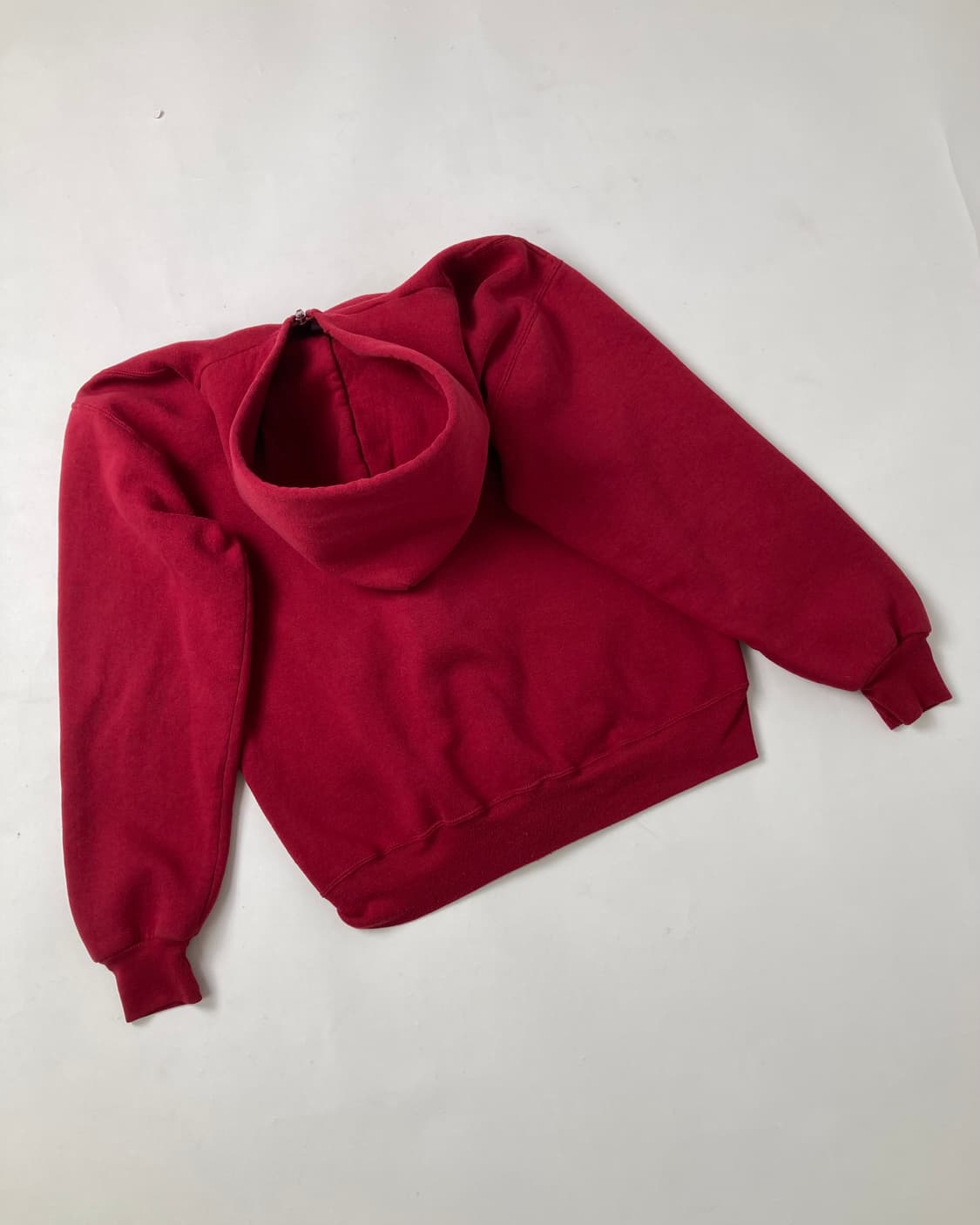 90s Russell Zip Up Hoodie (red) 상품이미지2