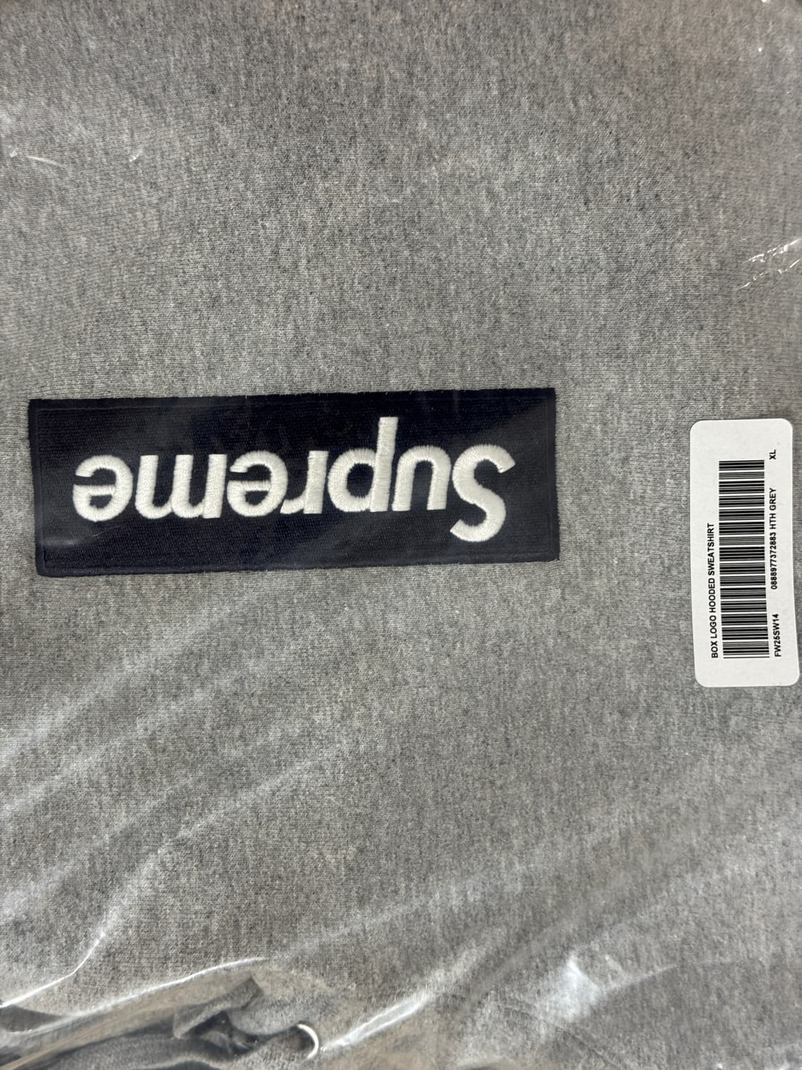 [XL]슈프림 후드 그레이  상품이미지1