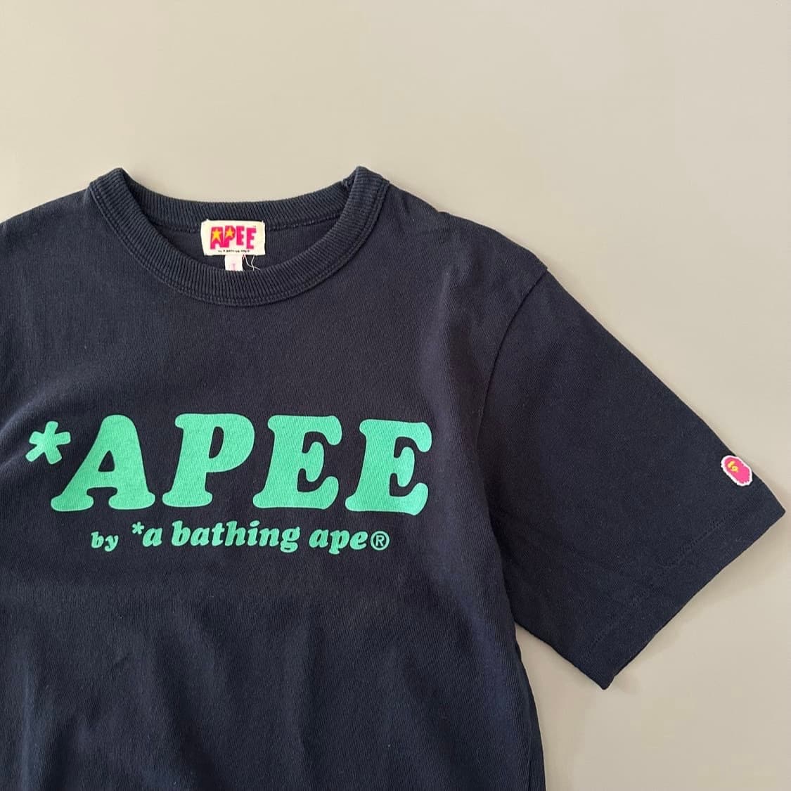 베이프 bape aape 빅로고 반팔 상품이미지2