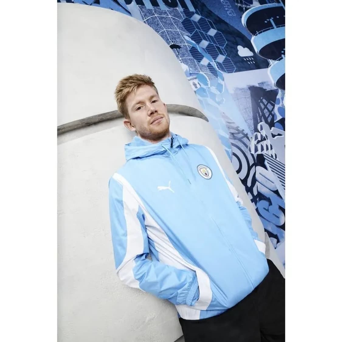 맨체스터시티 23-24 프리매치 앤섬 자켓 XL사이즈 상품이미지6