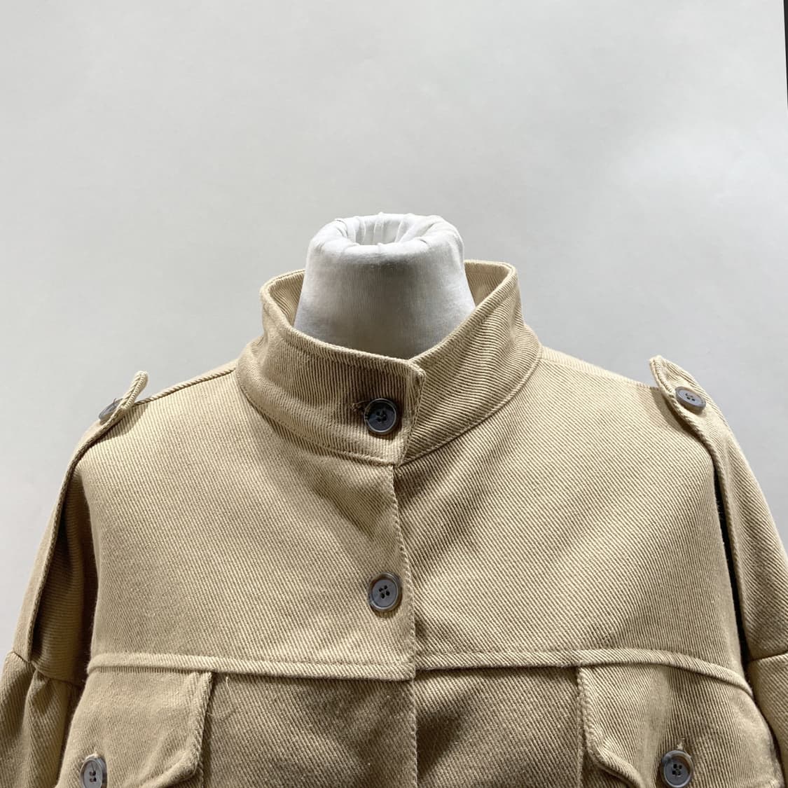 LikeLike 여성크롭면자켓 베이지 FREE  상품이미지2