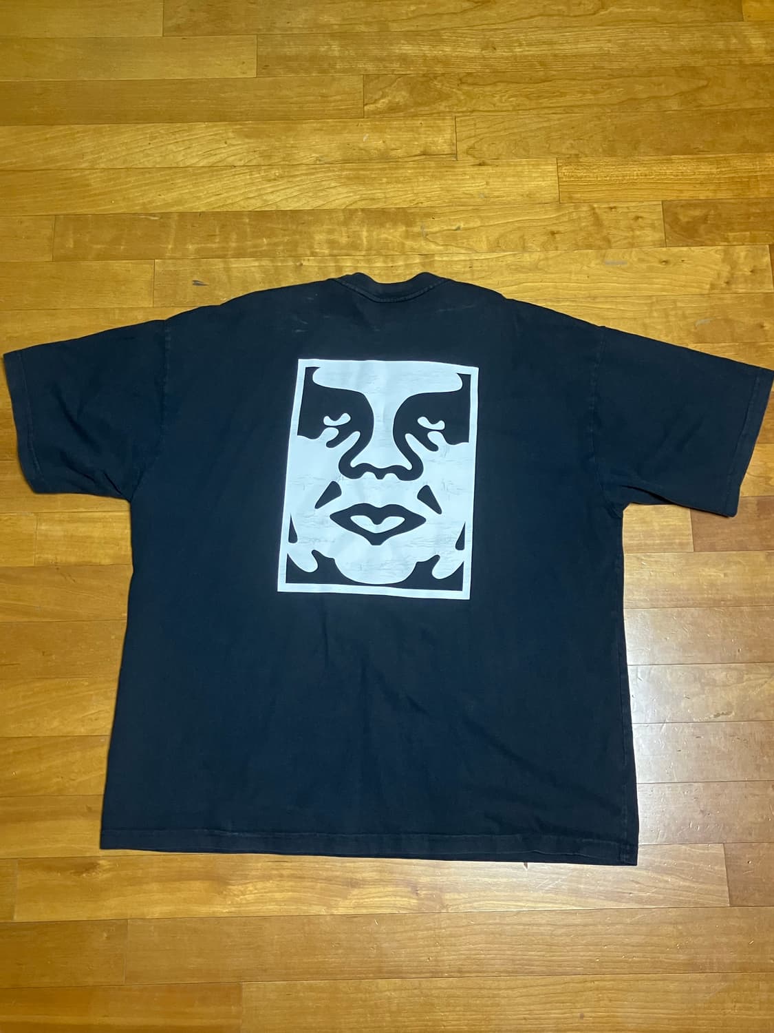 오베이 기본 블랙 반팔 xxl 상품이미지2