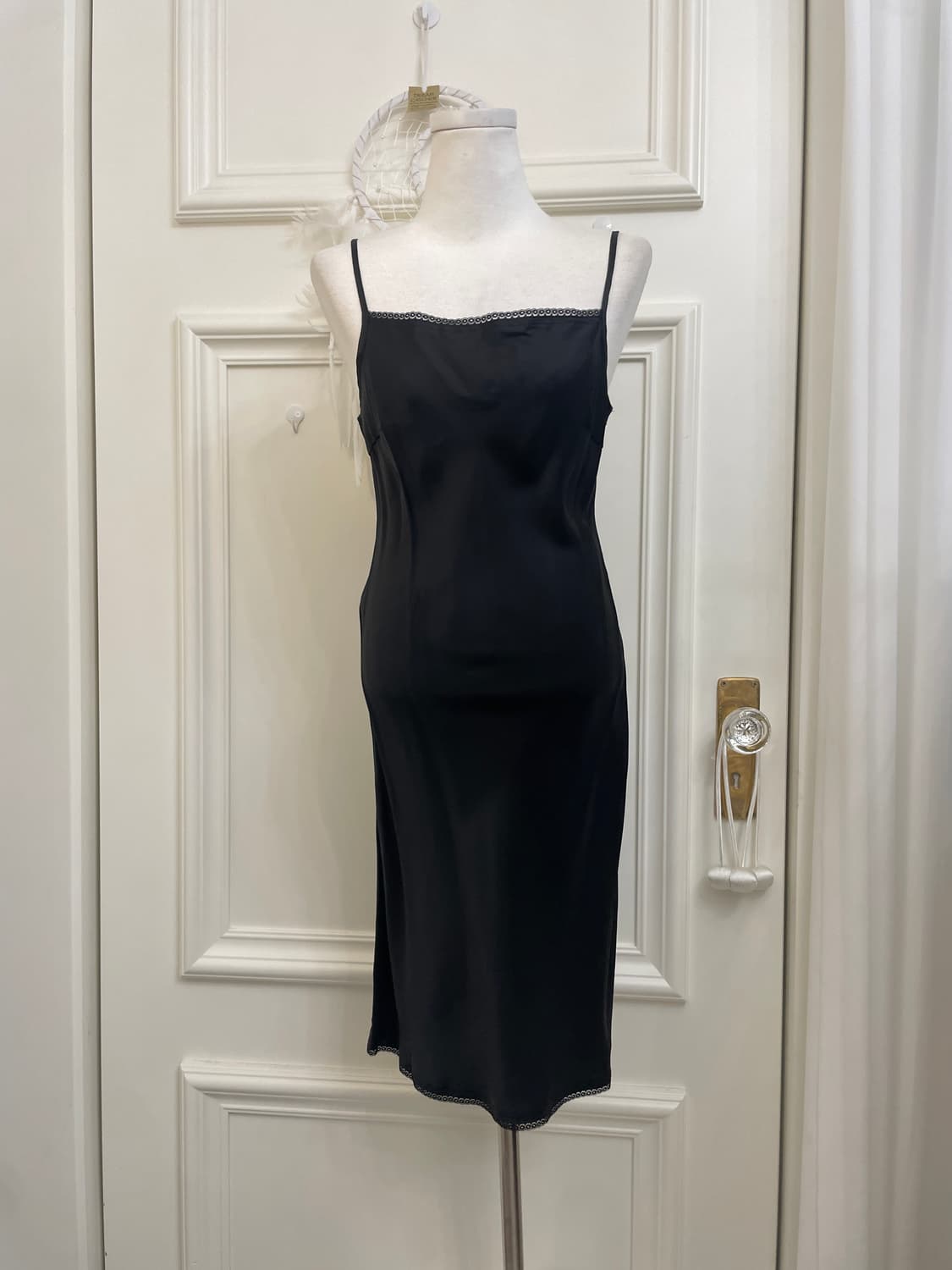 charcoal velvet bow point ruffle cardiga 상품이미지7