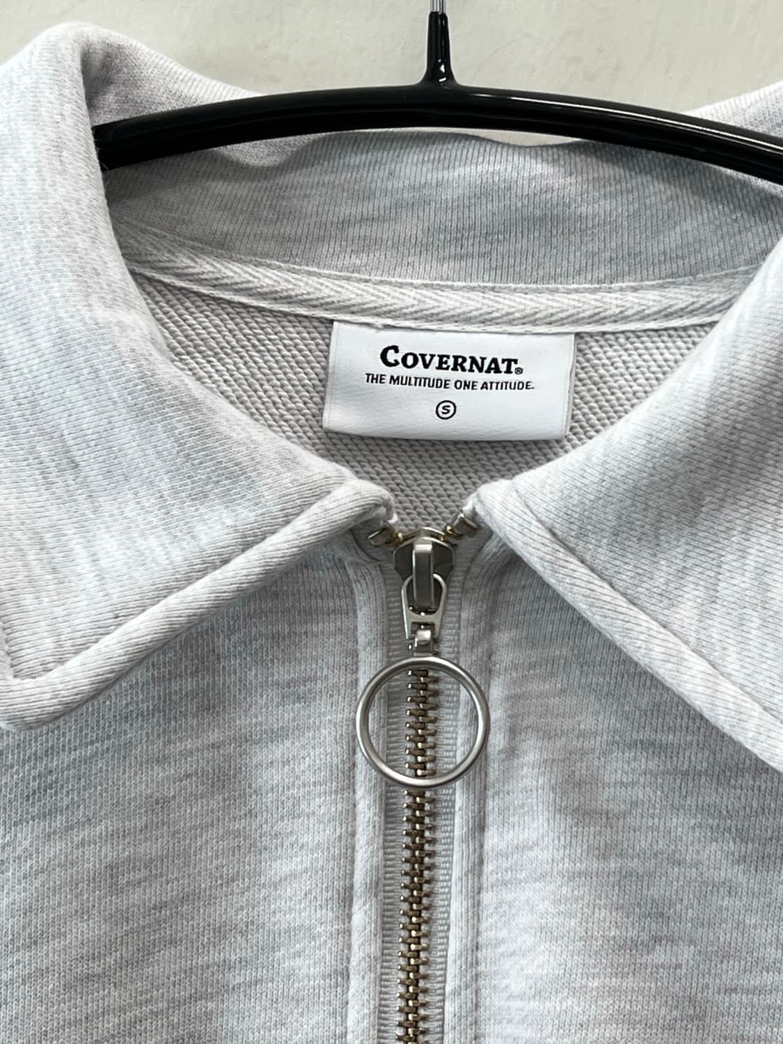 (S) 커버낫 C로고 하프집 카라 맨투맨 상품이미지4