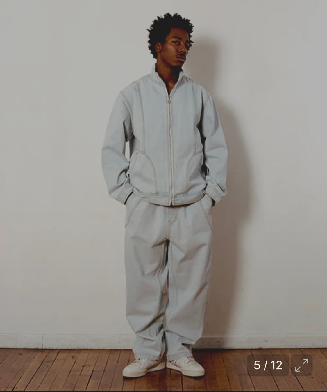 위캔더스(WKNDRS) 벌룬 데님 팬츠 판매합니다. 상품이미지2