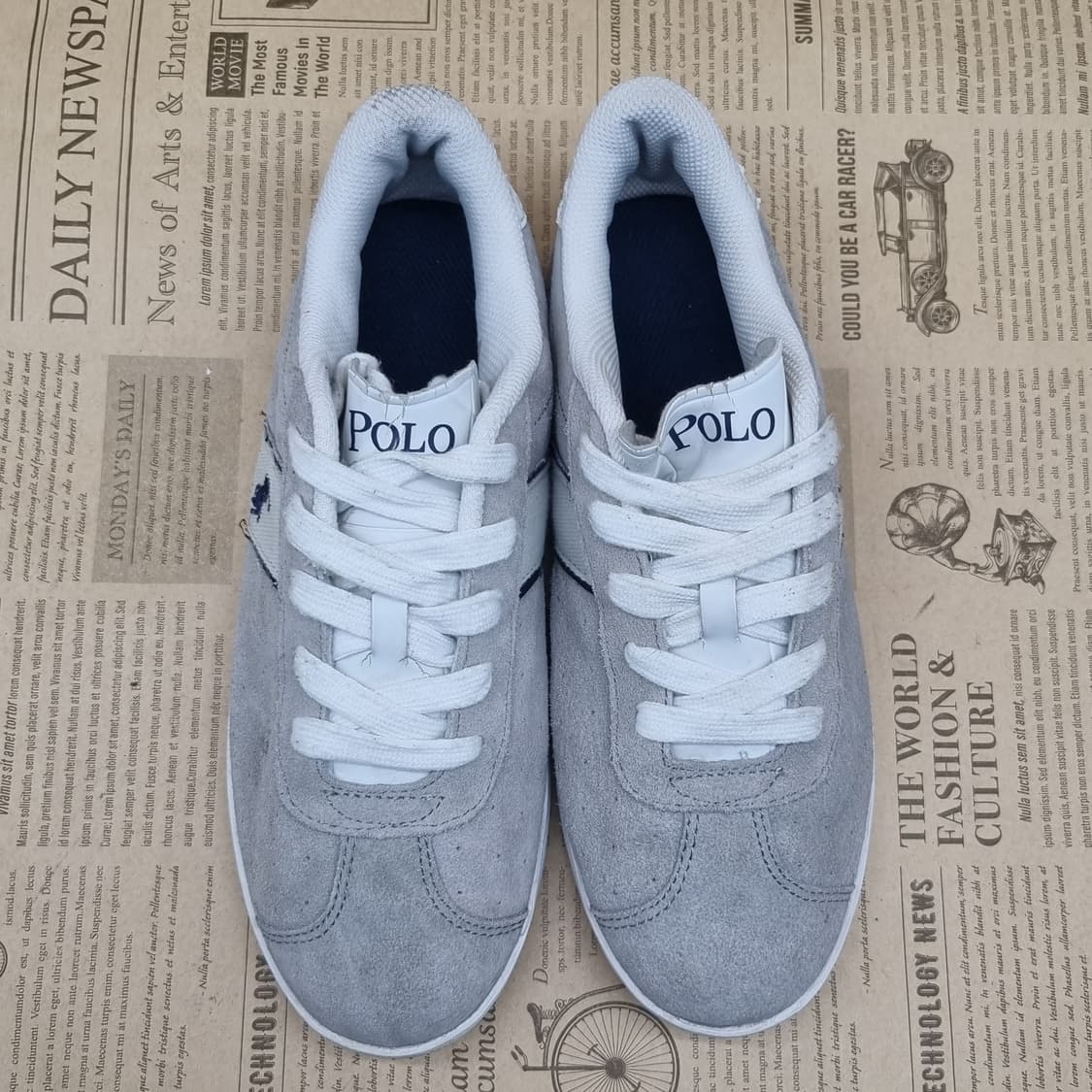 폴로 랄프로렌 스웨이드 스니커즈 240 상품이미지2