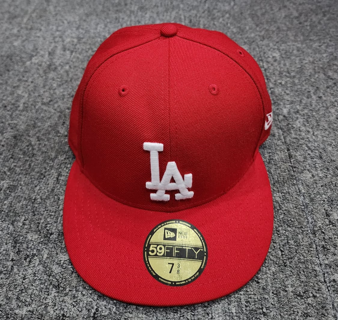 뉴에라 LA 다저스 59FIFTY 스칼렛 레드 스냅백 모자 58.7 상품이미지2