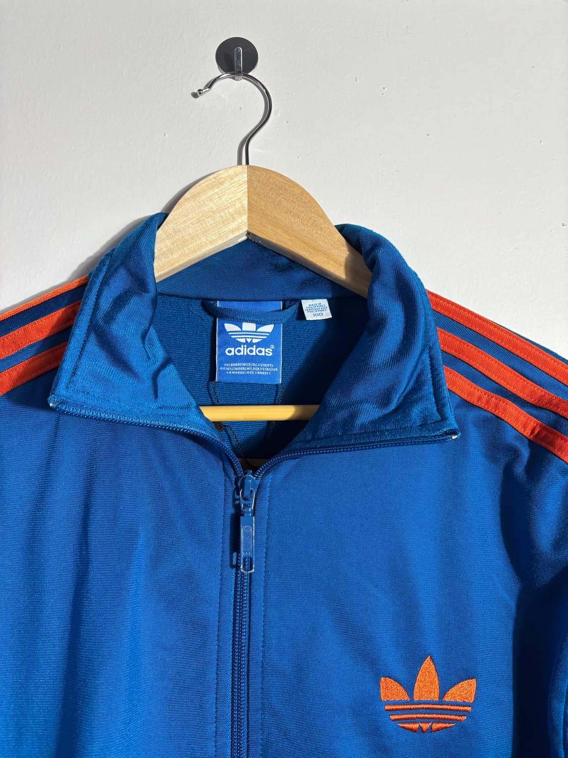 아디다스 오리지널 오렌지 쓰리 스트라이프 트랙 자켓 (무료배송) 상품이미지3