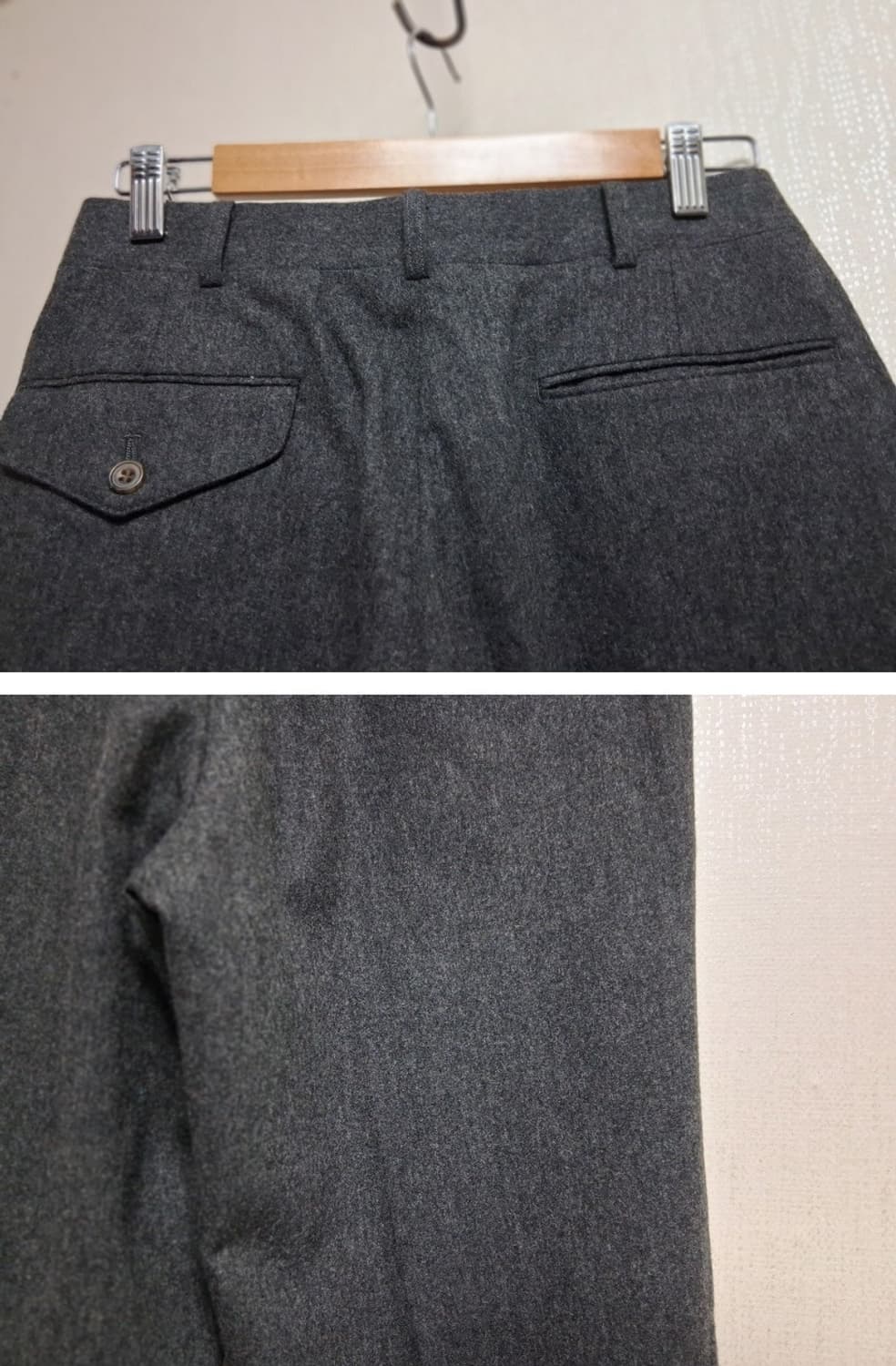 일본빈티지 랄프로렌 챕스 CHAPS RALPH LAUREN 투턱 모직팬츠 상품이미지6