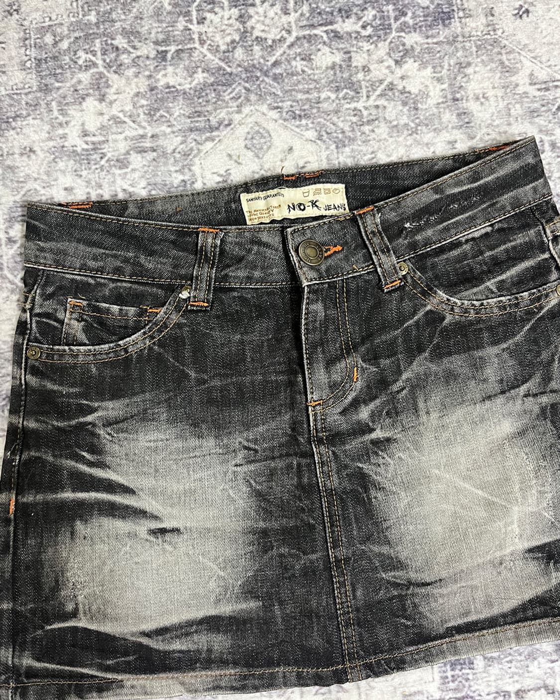 00's washed denim skirt 상품이미지3
