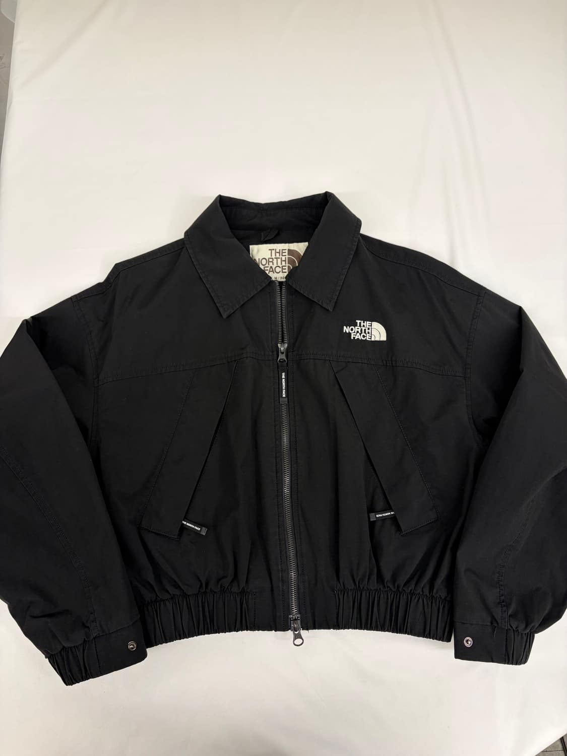 [M] 노스페이스 블랙 크롭 숏 자켓 상품이미지1