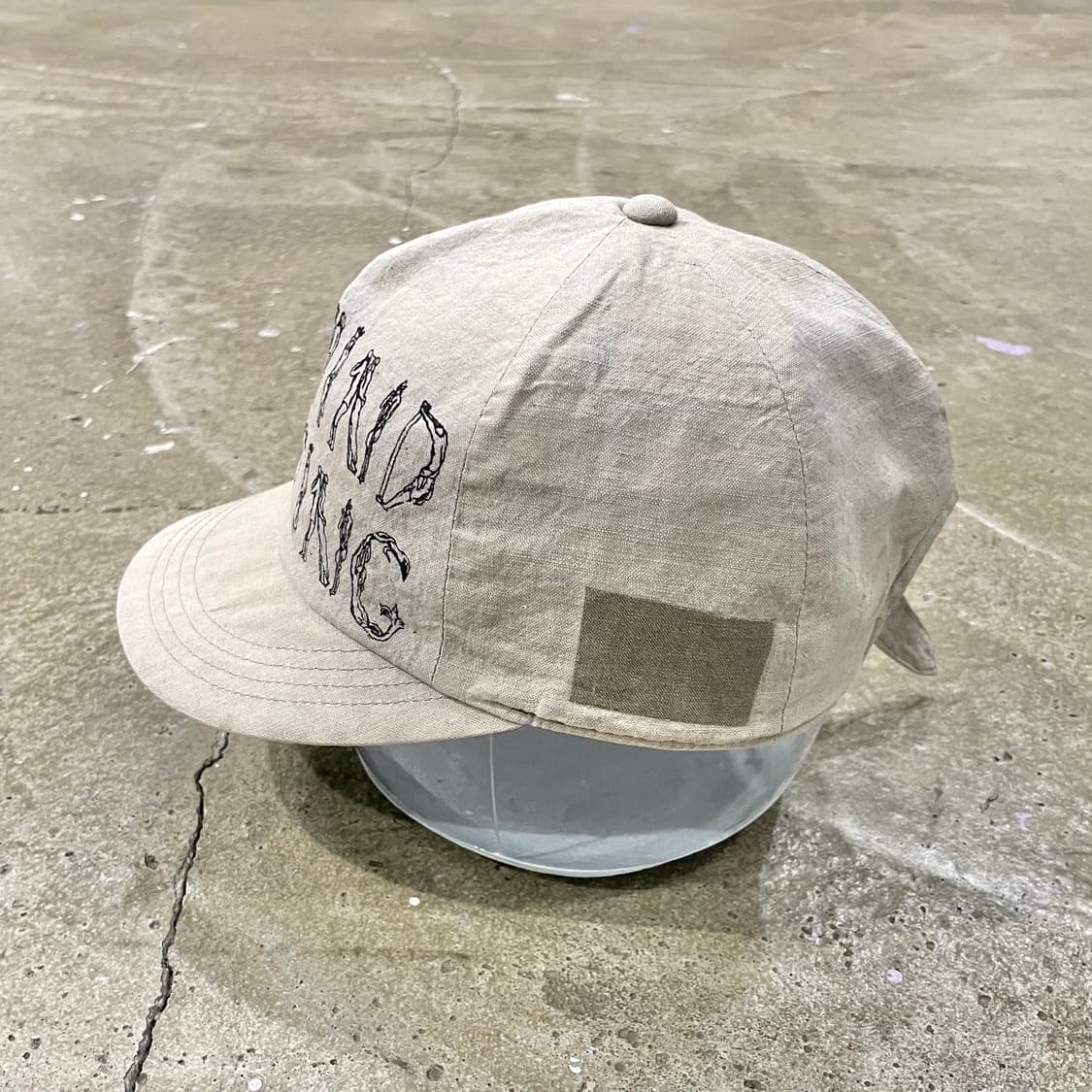 마인드라이팅슬로건 린넨 캡 상품이미지3