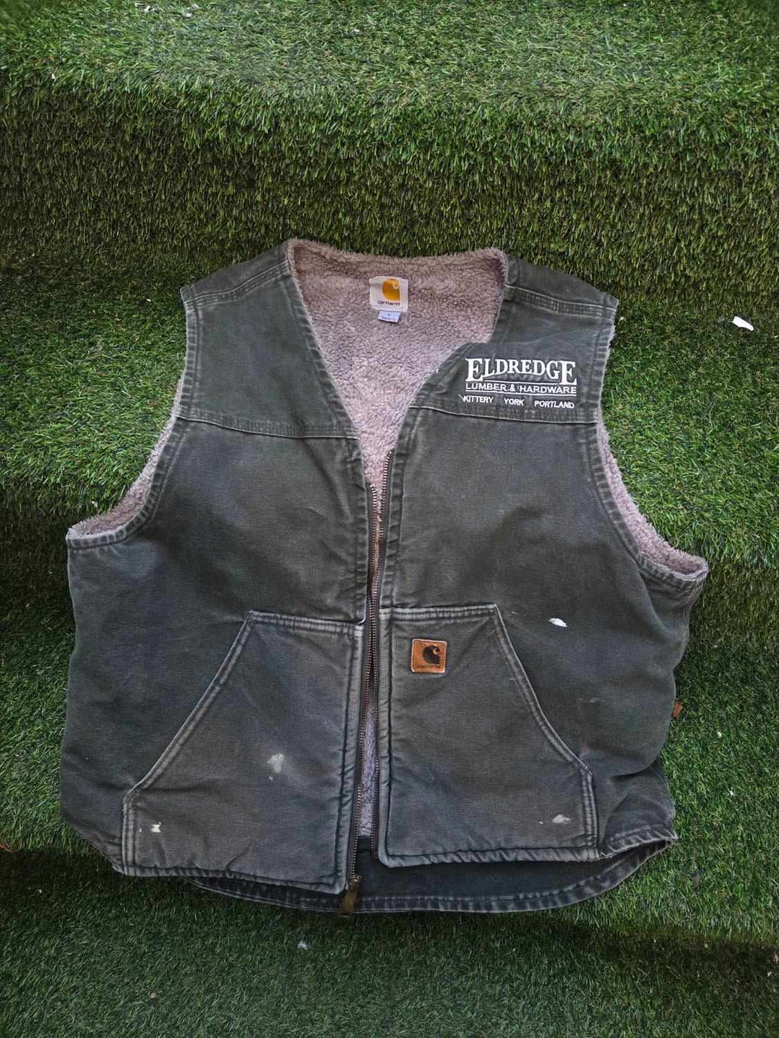 칼하트 v26 모스그린 워크 베스트 상품이미지2