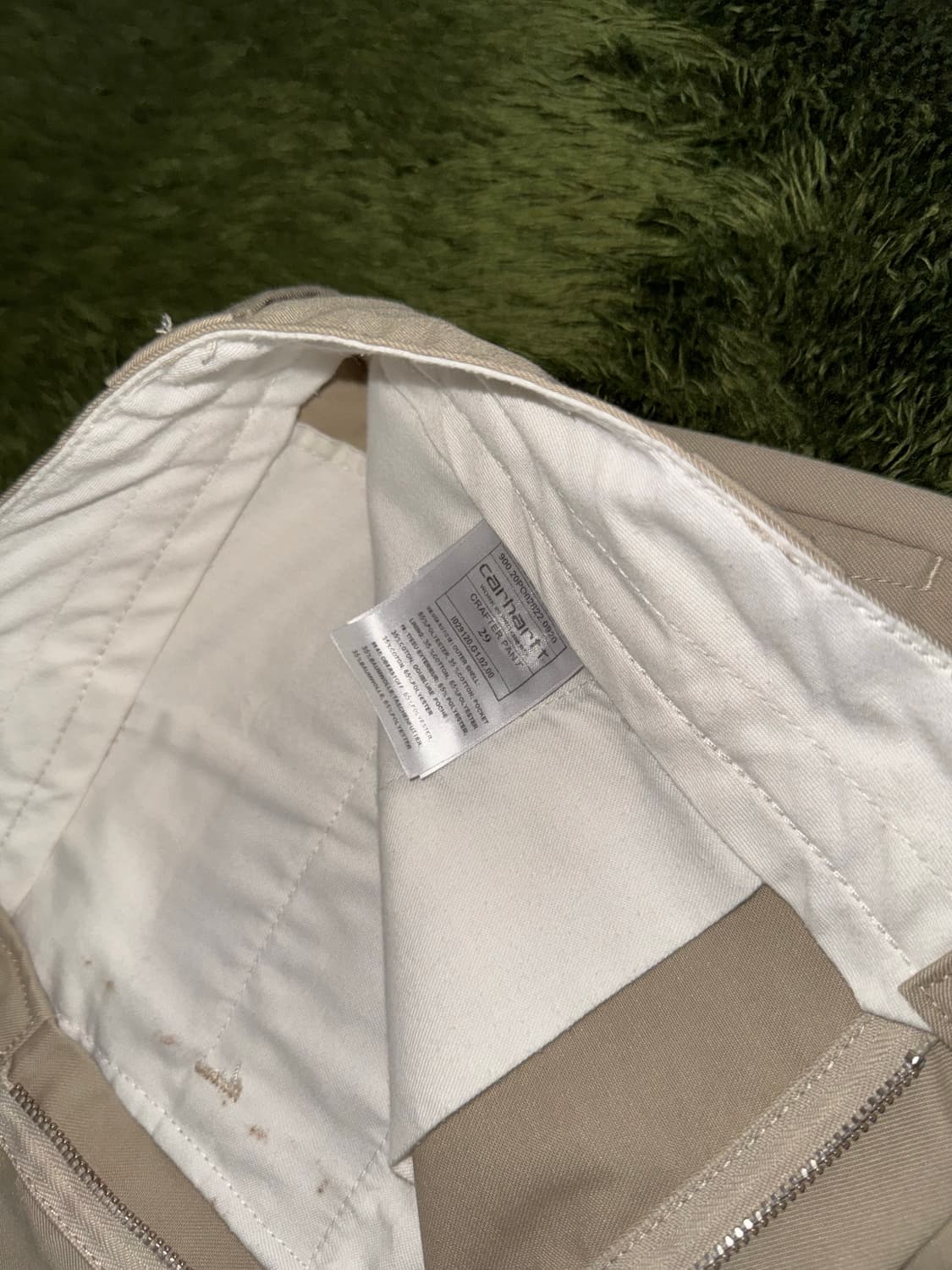 [29] 칼하트 WIP Crafter 포켓 워크 치노 팬츠 베이지 상품이미지4