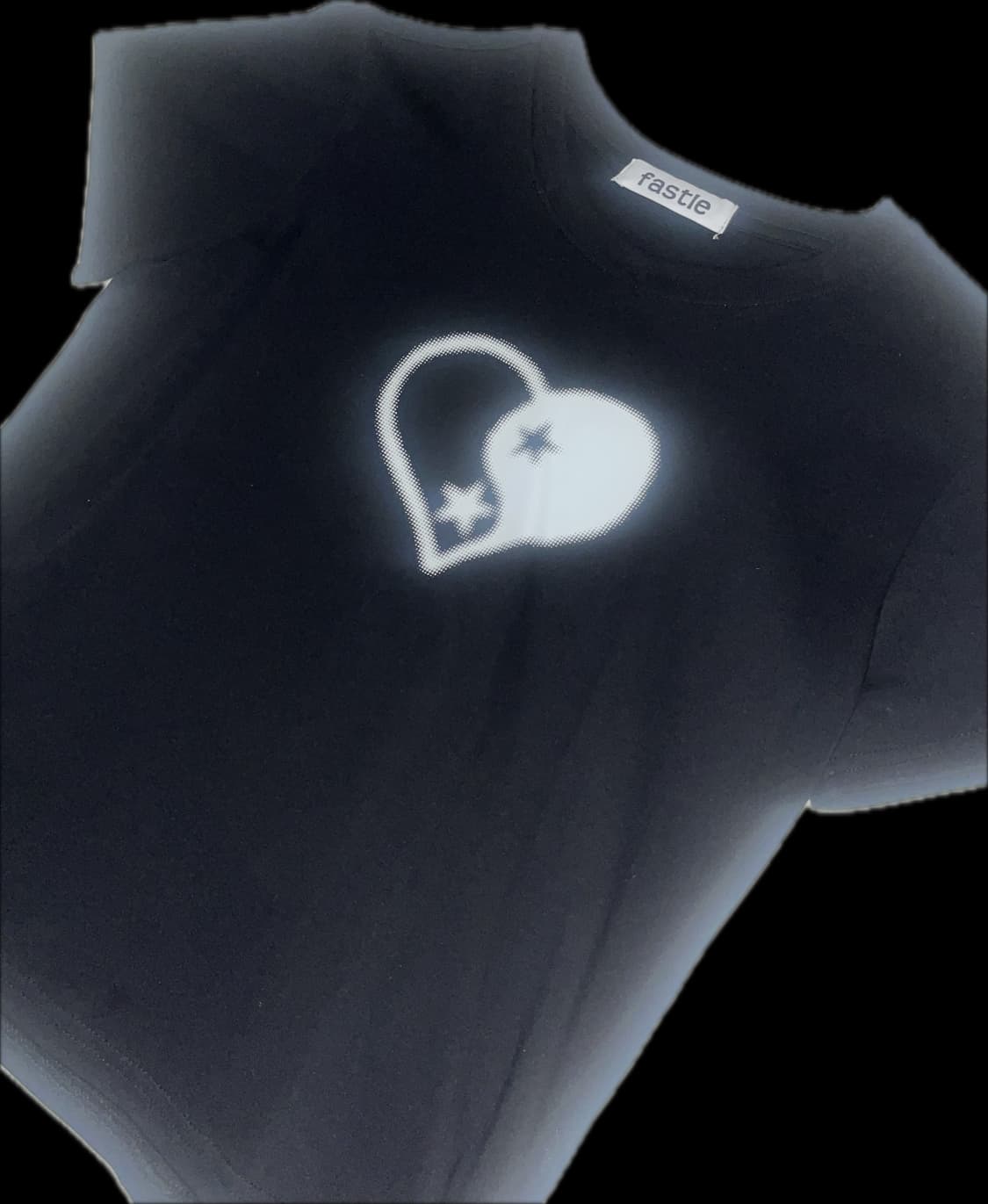 패슬 1/2 Heart Yin Yang Tee Black 상품이미지2