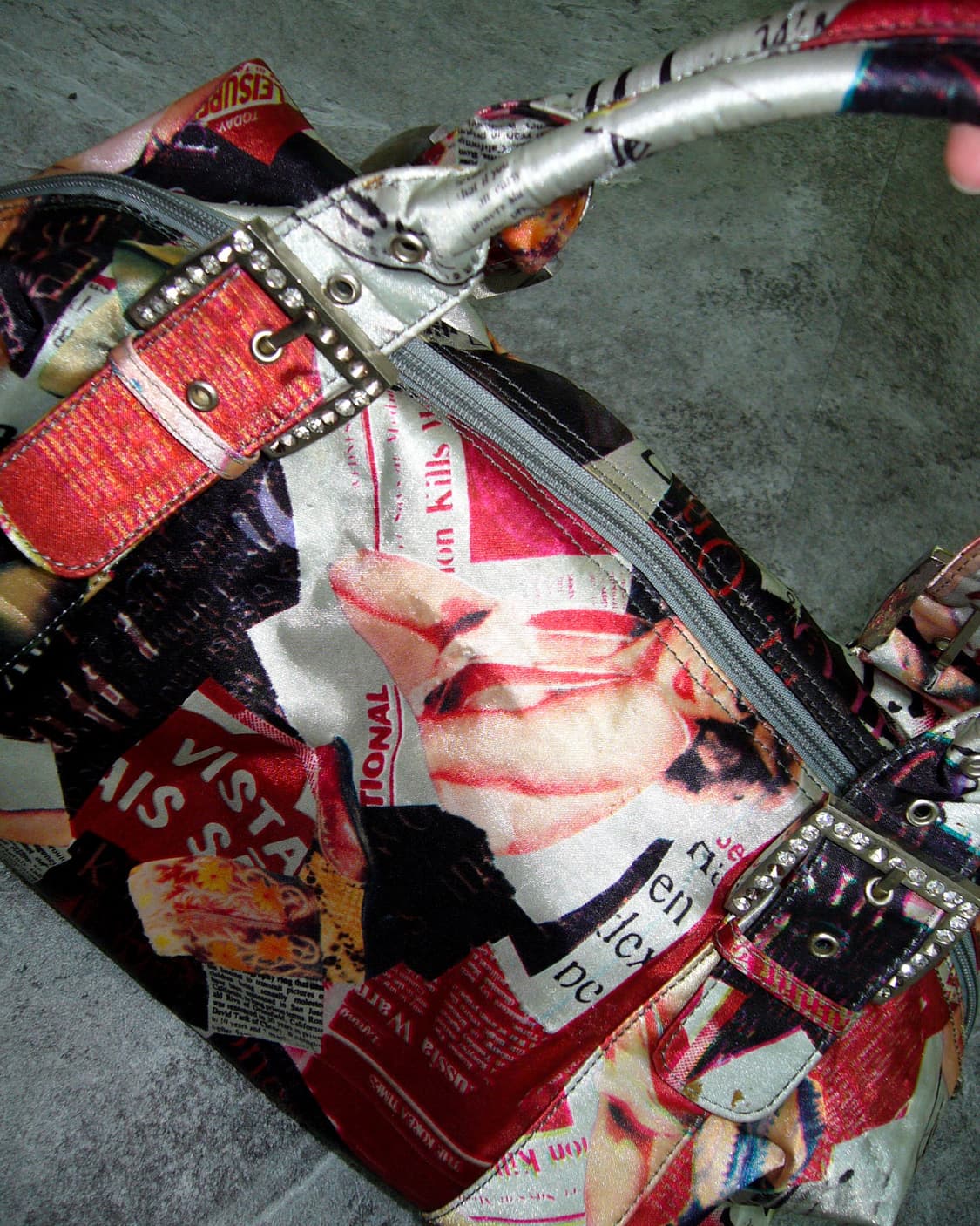 Retro Printed Bag 상품이미지4
