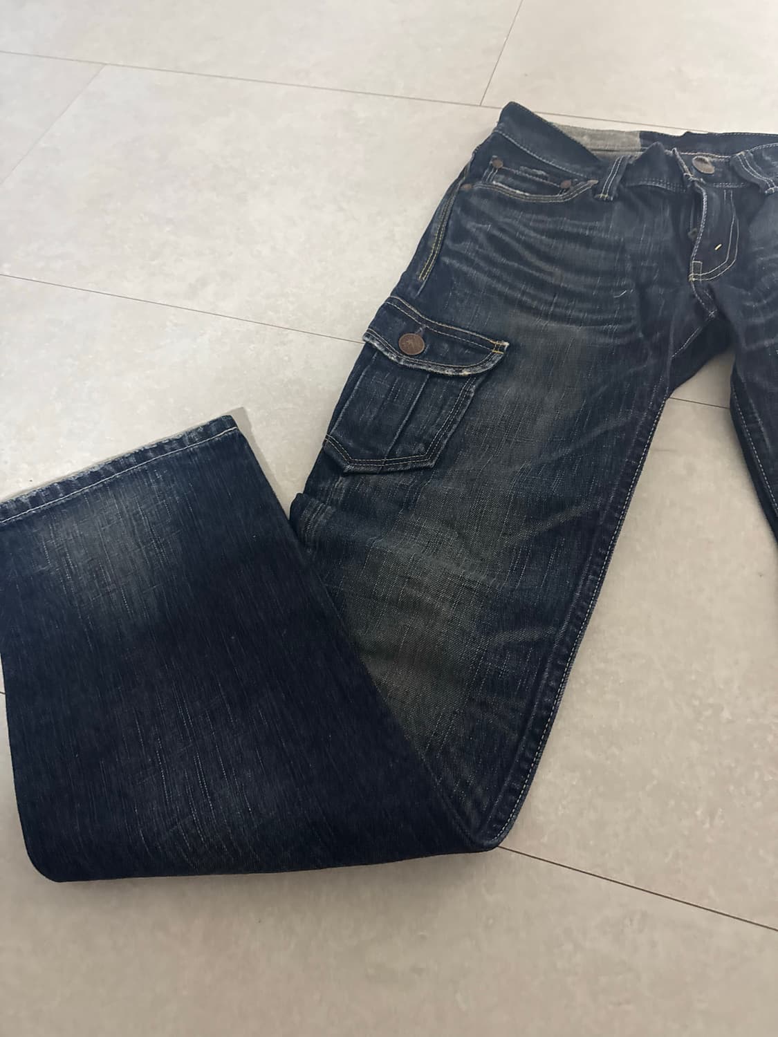 리바이스 부츠컷 청바지 로우라이즈 빈티지 카고바지 카고청바지 y2k팬츠 상품이미지4