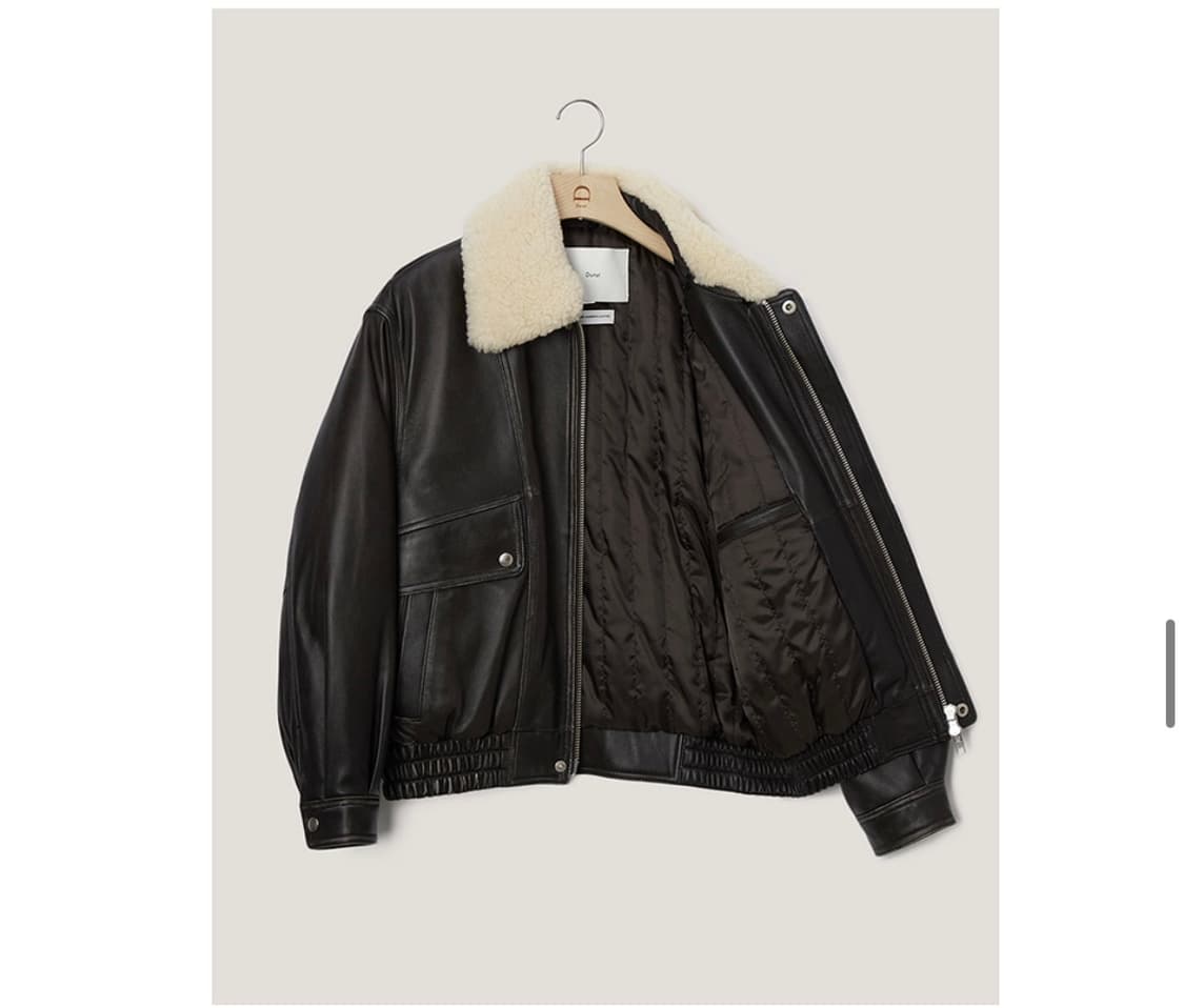 DUNST 램스킨 레더 재킷 (정가89) 상품이미지4