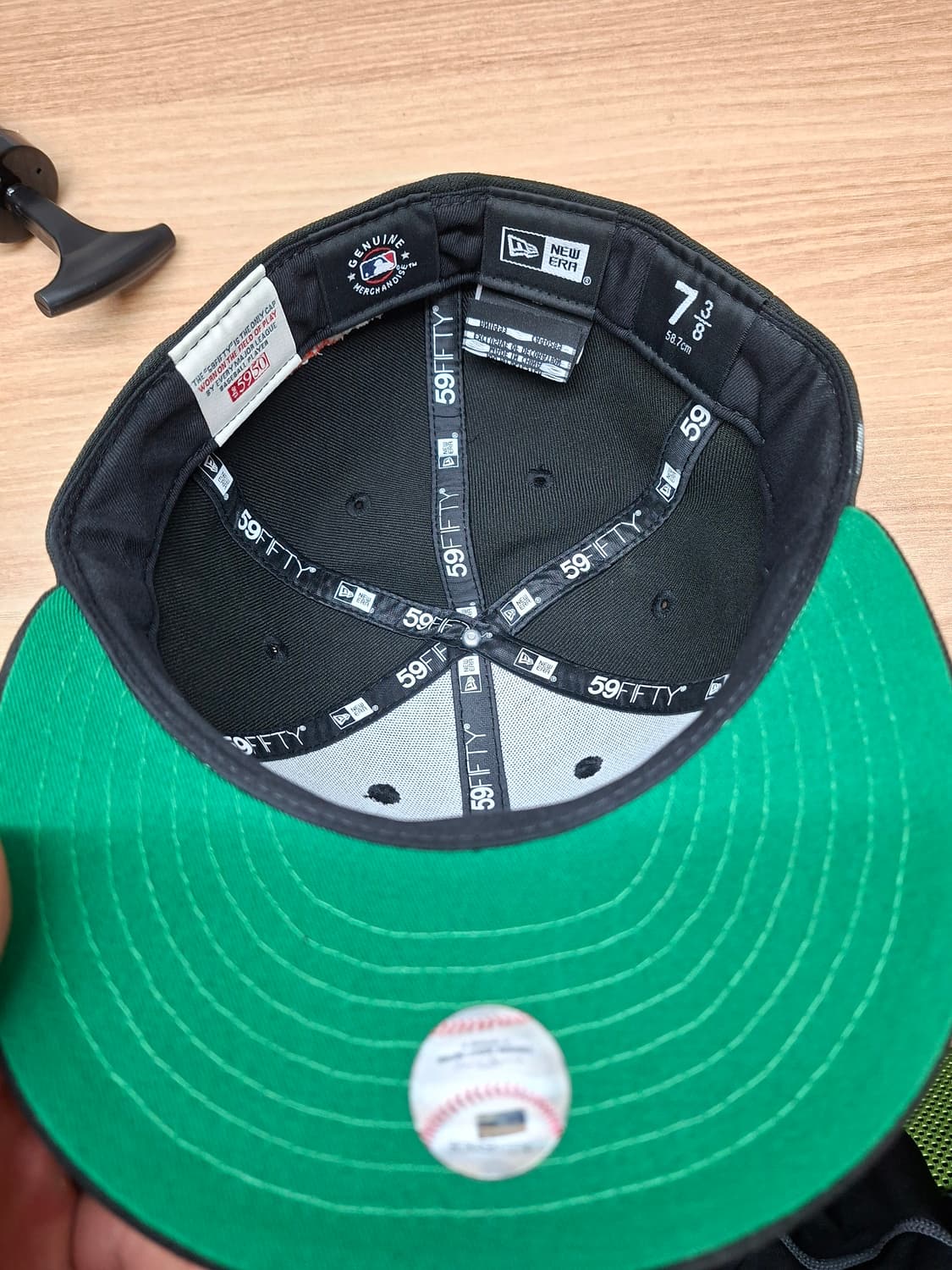 뉴에라 59FIFTY 검정색 모자 7 3/8 상품이미지5