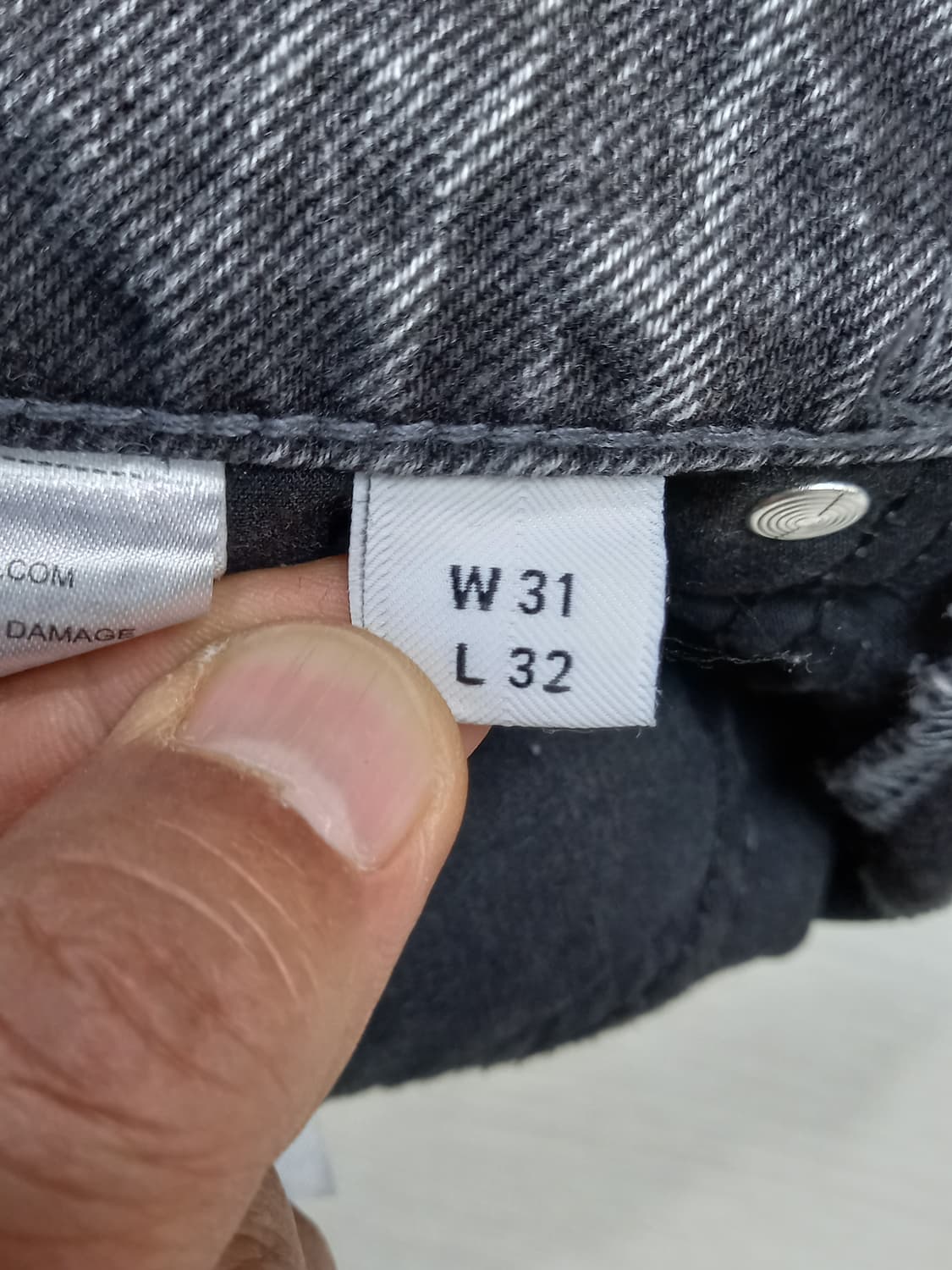 32 ONLY& SONS 데미지워싱 테이퍼드핏 찢청 32-404 상품이미지9