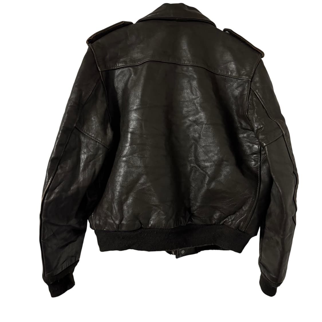 70s usa a-2 레더 플라이트 자켓 40 A2자켓 라이더자켓 상품이미지5