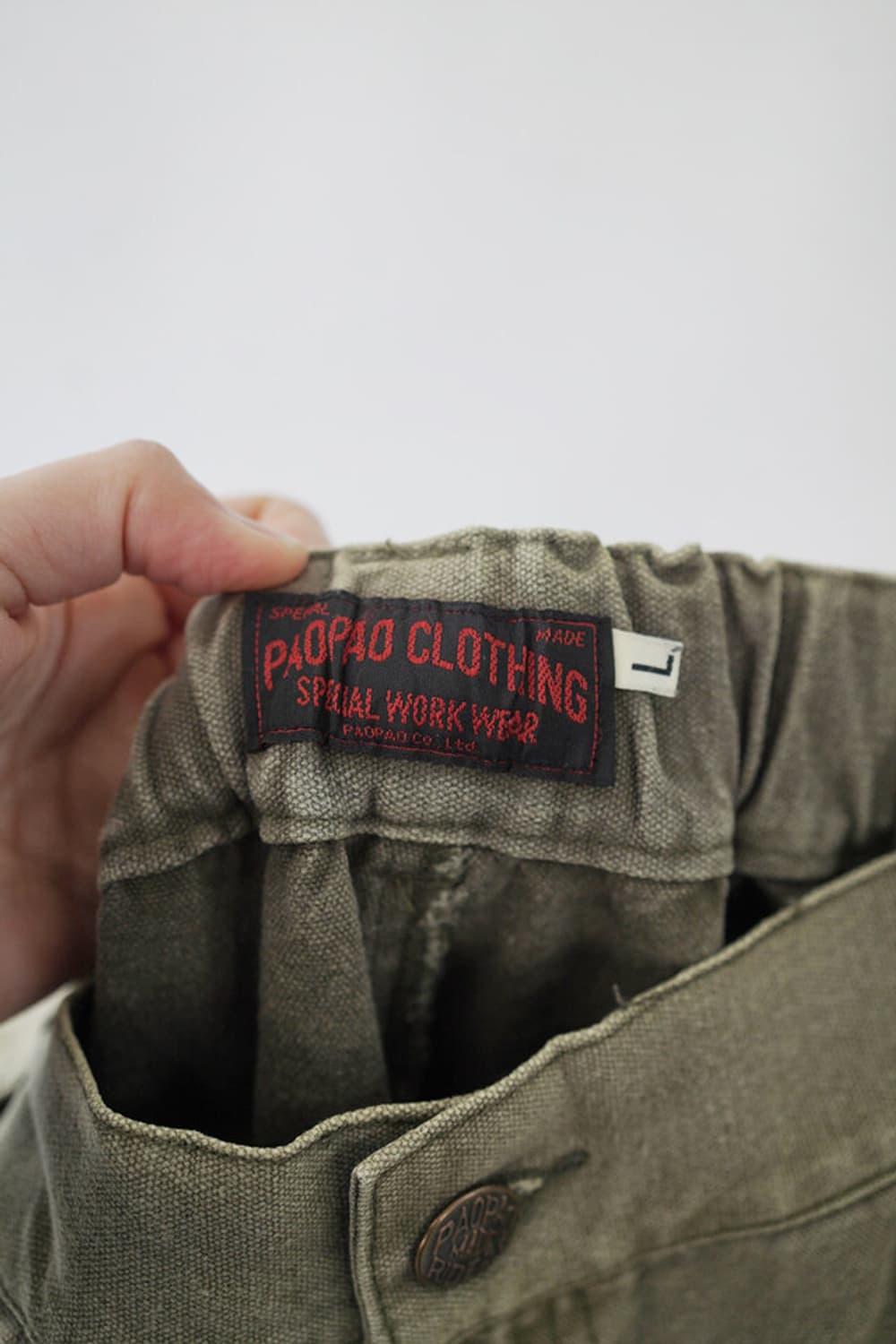 PAO PAO CLOTHING printed 워크 팬츠 상품이미지5
