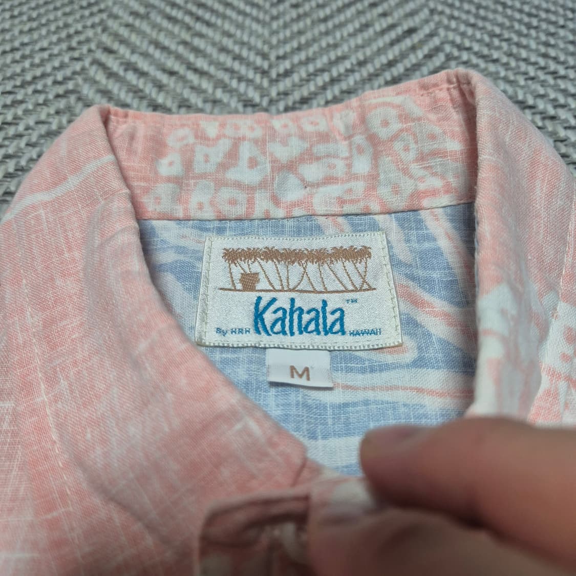 70s 빈티지 KAHALA 하와이안 셔츠 (M) 상품이미지2
