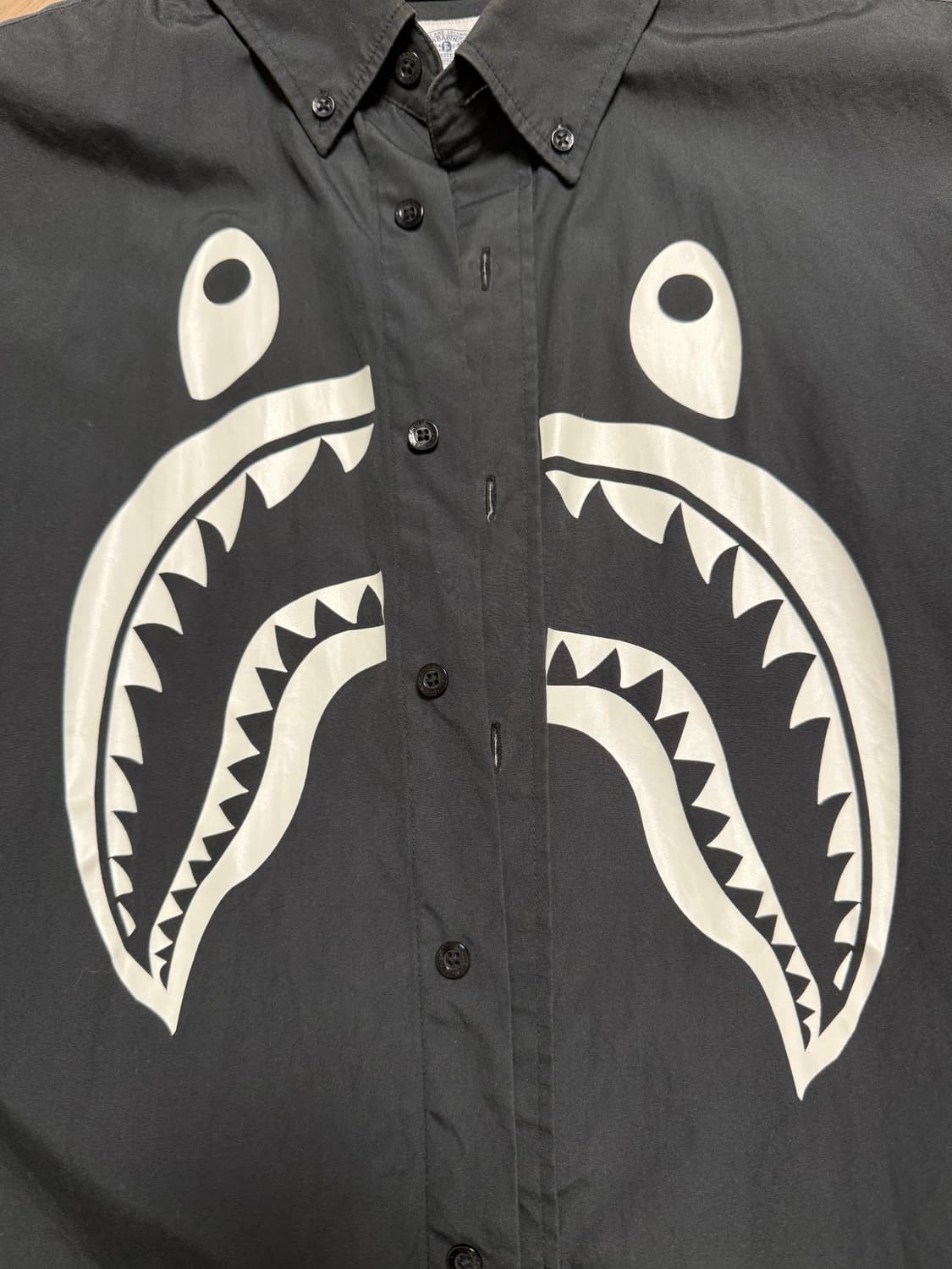 베이프 샤크 셔츠 블랙 XL 상품이미지2