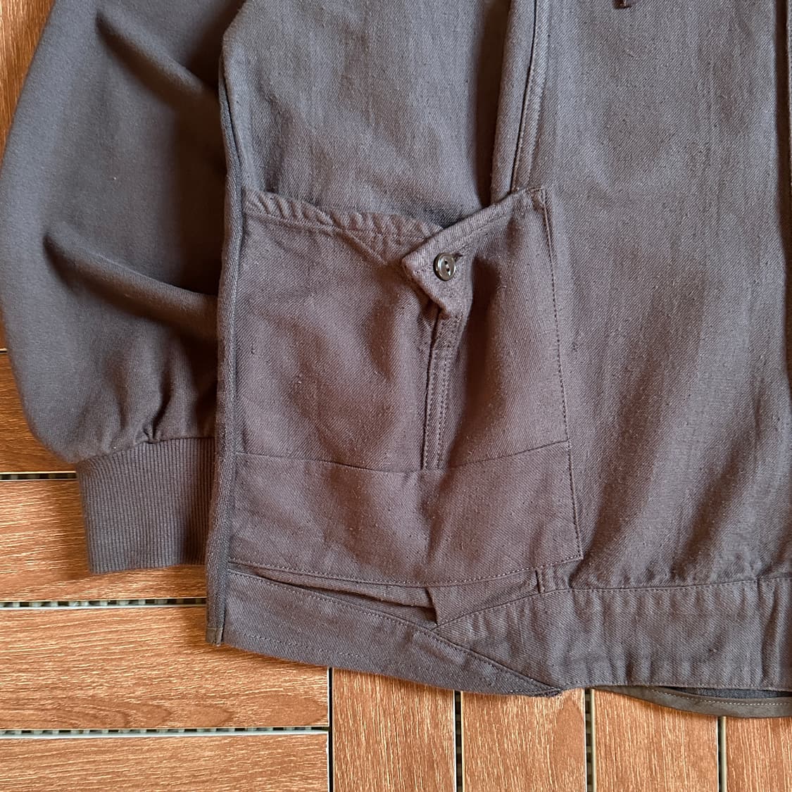 Arte povera military mix hoodie jacket 상품이미지3