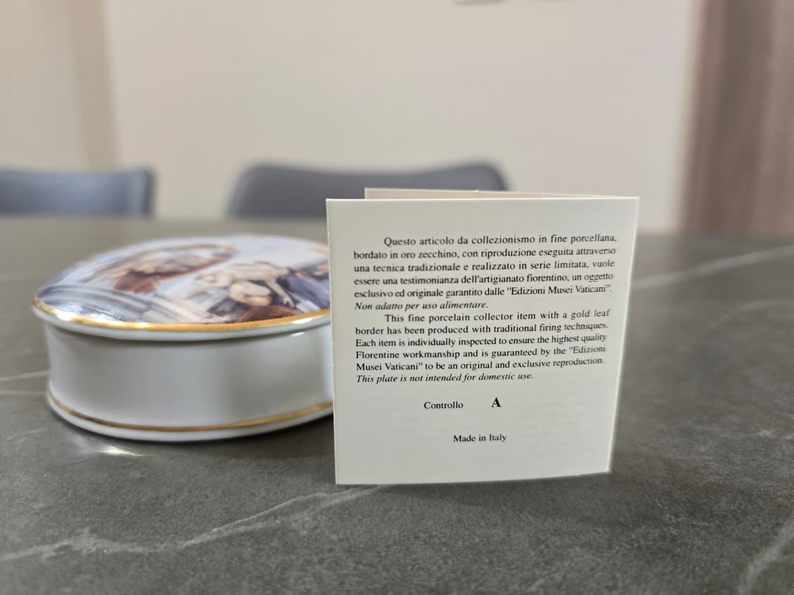 이태리 바티칸 도자기 보석함 상품이미지7